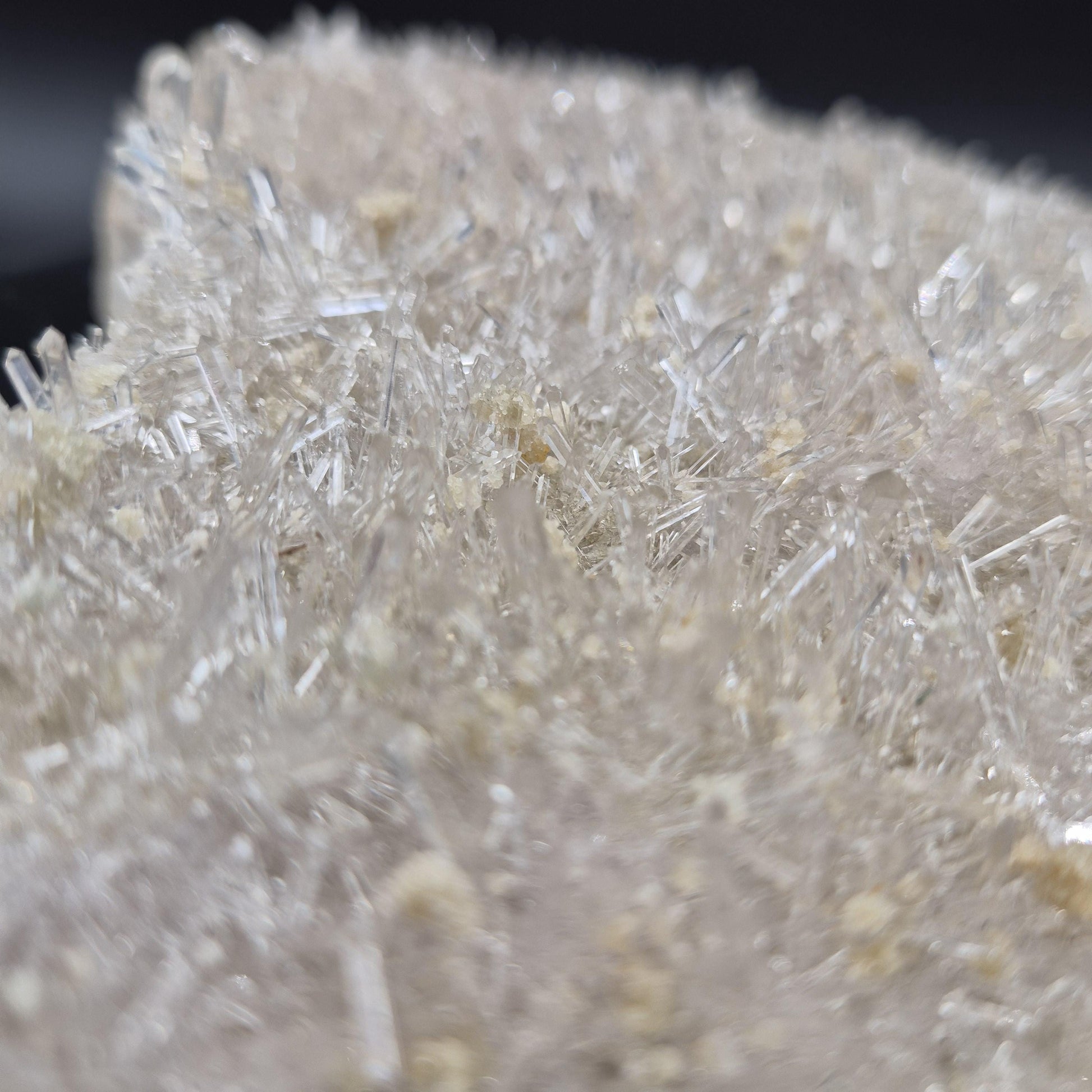 AAA+ Super Rare Lemurian Needle Quartz Plate Slab with Thousands of Needles Colombia 3.68 lbs Crystal Hoarder Crystal Hoarder