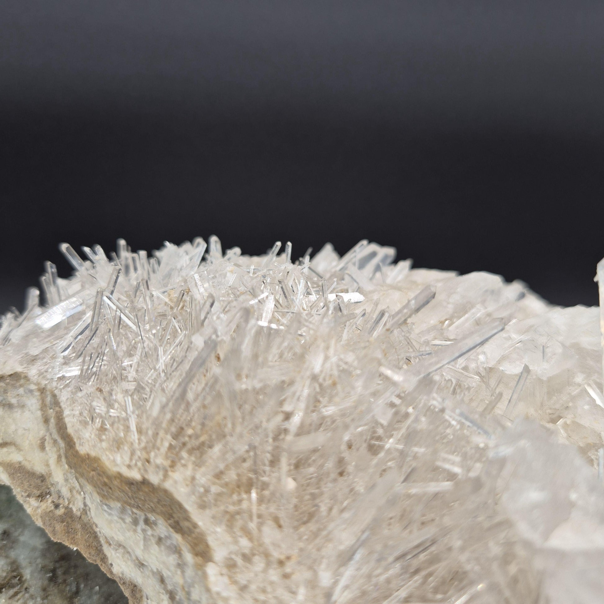 Huge Water Clear Needle Lemurian Quartz Cluster - Colombia - 8.72 lbs - 10 x 9in - Collector Grade Crystal Hoarder