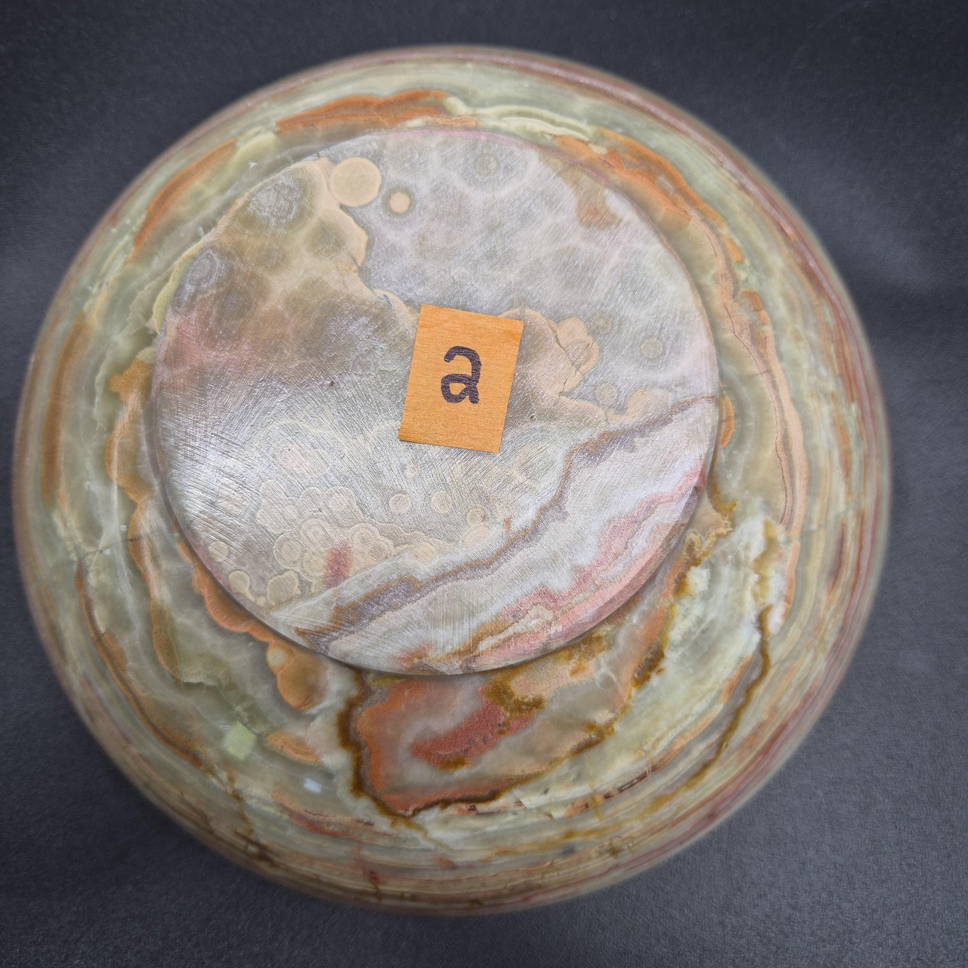 8 inch Polished Green Onyx Bowl | Natural Stone Crystal Dish | 2.5 inch Tall | 1.5 lbs | Choose 1 of 4 Crystal Hoarder