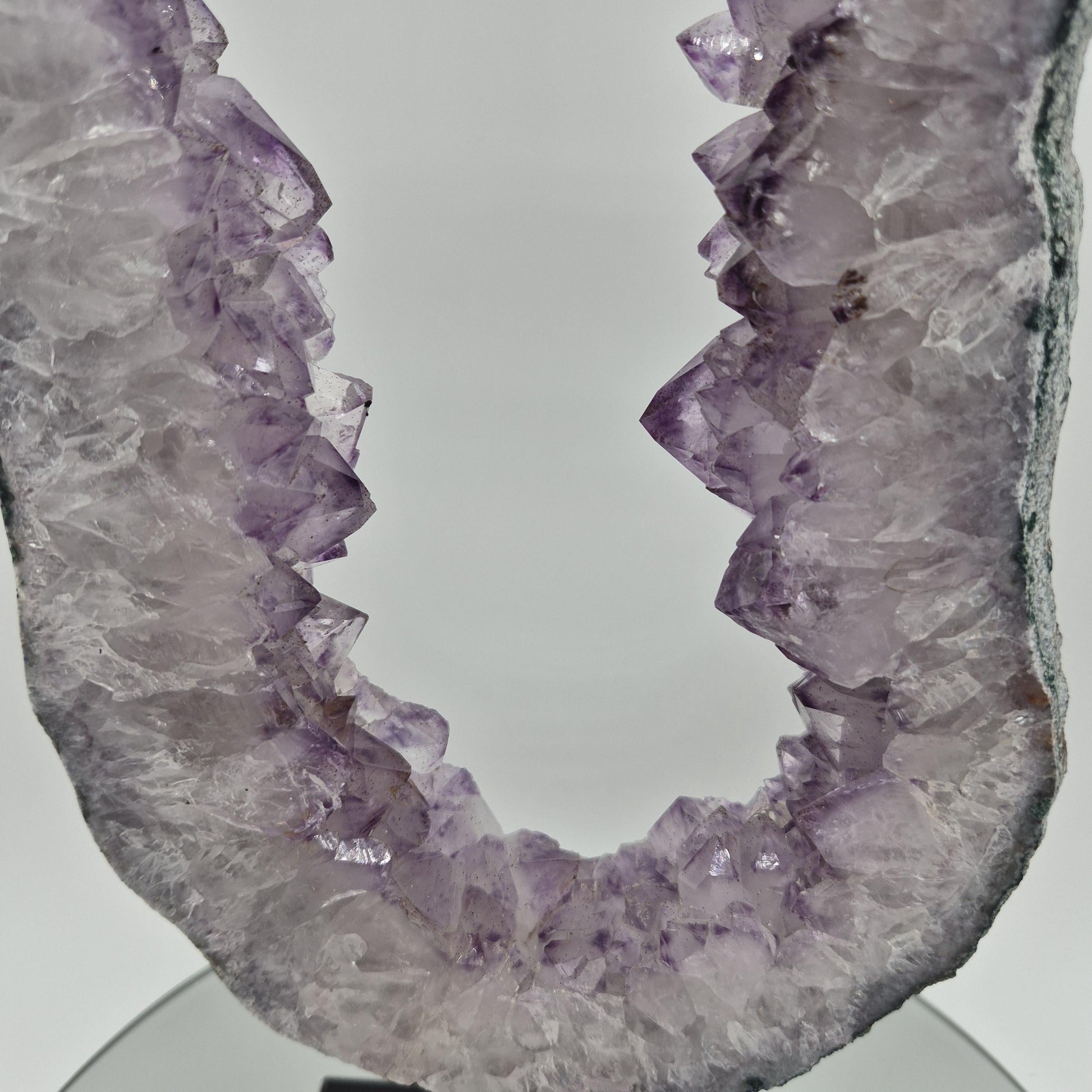 Amethyst Portal from Brazil - 16in Tall Natural Amethyst Crystal Portal | 7.14 lb Amethyst Specimen Crystal Hoarder