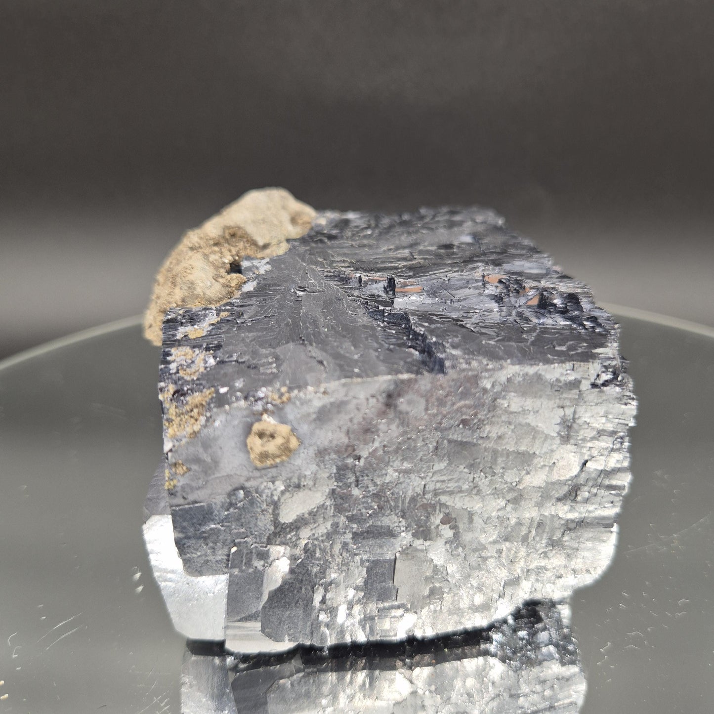 AAA+ Super Rare Cubed Galena with Sugar Quartz Missouri 4.86 lbs 3.25x3x2 Stepped Crystal Collector Crystal Hoarder
