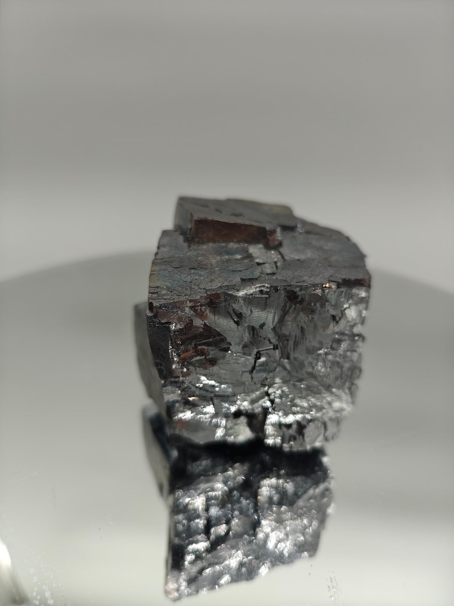 Huge Shiny Stepped Galena Crystal | Missouri Mineral Specimen | Metallic Cubic Formation | Collector Display Piece | 2.39 lbs Crystal Hoarder
