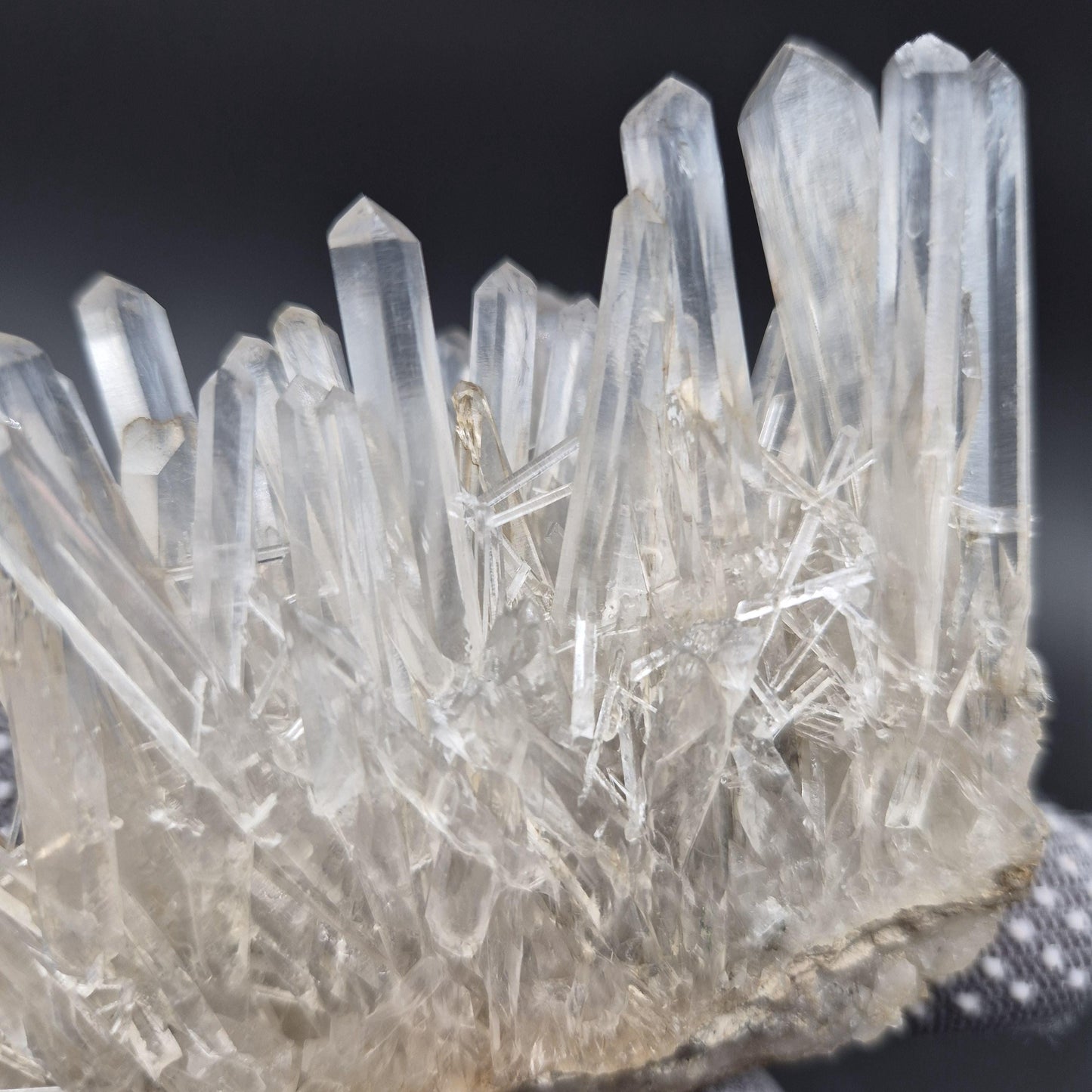 Rare AAA+ Temple Heart Starburst DOW Chrysanthemum Lemurian Quartz Cluster | Colombia | 9.28 oz Crystal Hoarder