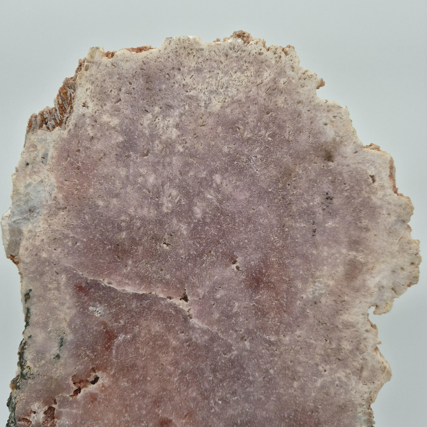 Pink Amethyst Slab on Stand - Brazil | 19in Tall Crystal Display Crystal Hoarder