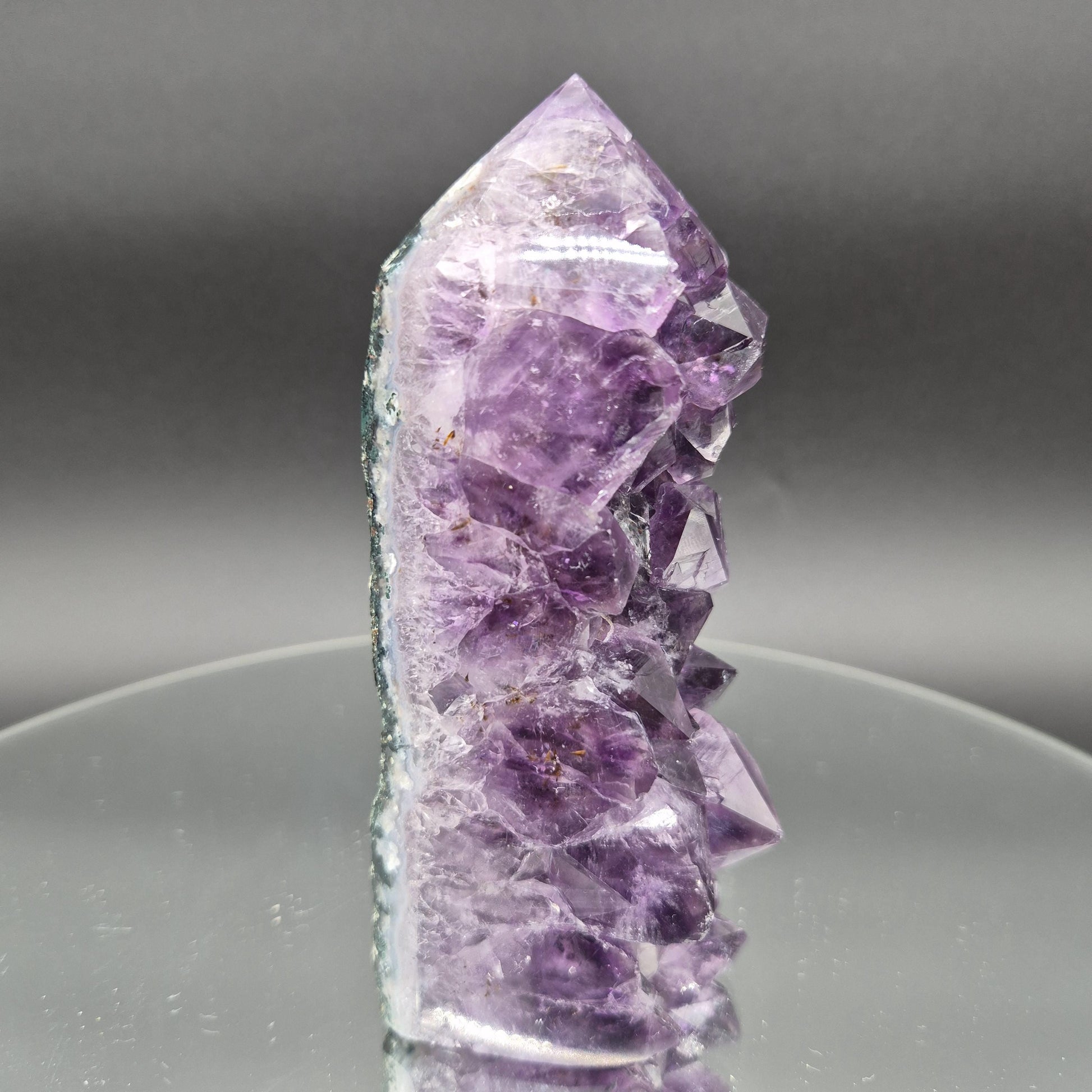 5.5 x 2 in AAA+ Raw Amethyst Tower - Brazil - 1.13 lbs - High-Quality Natural Purple Quartz Specimen - Collector Crystal Crystal Hoarder