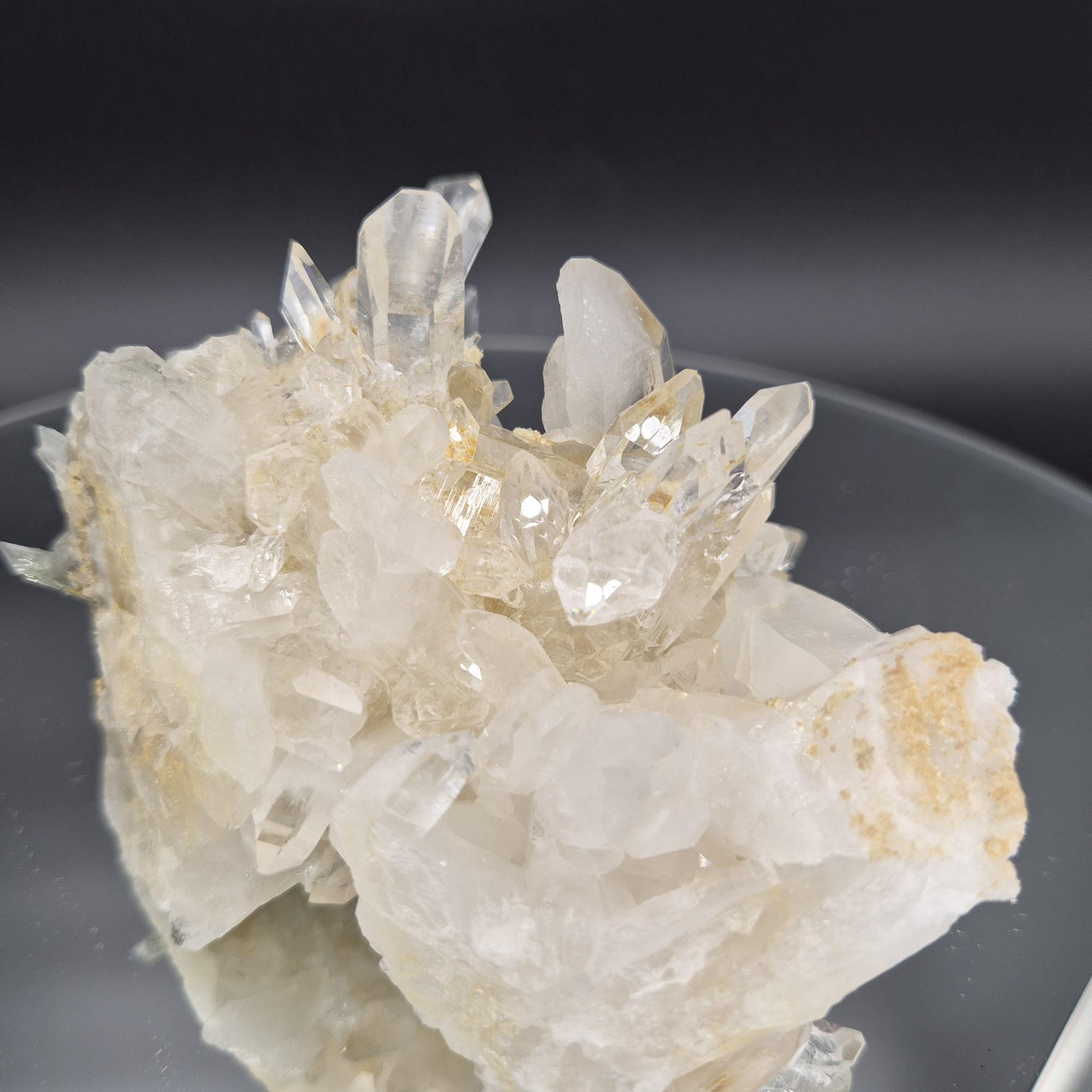 AAA+ Golden Healer Quartz with Clear Points Chlorite 4.5x3.5x3 1.13 lbs Colombia Crystal Hoarder