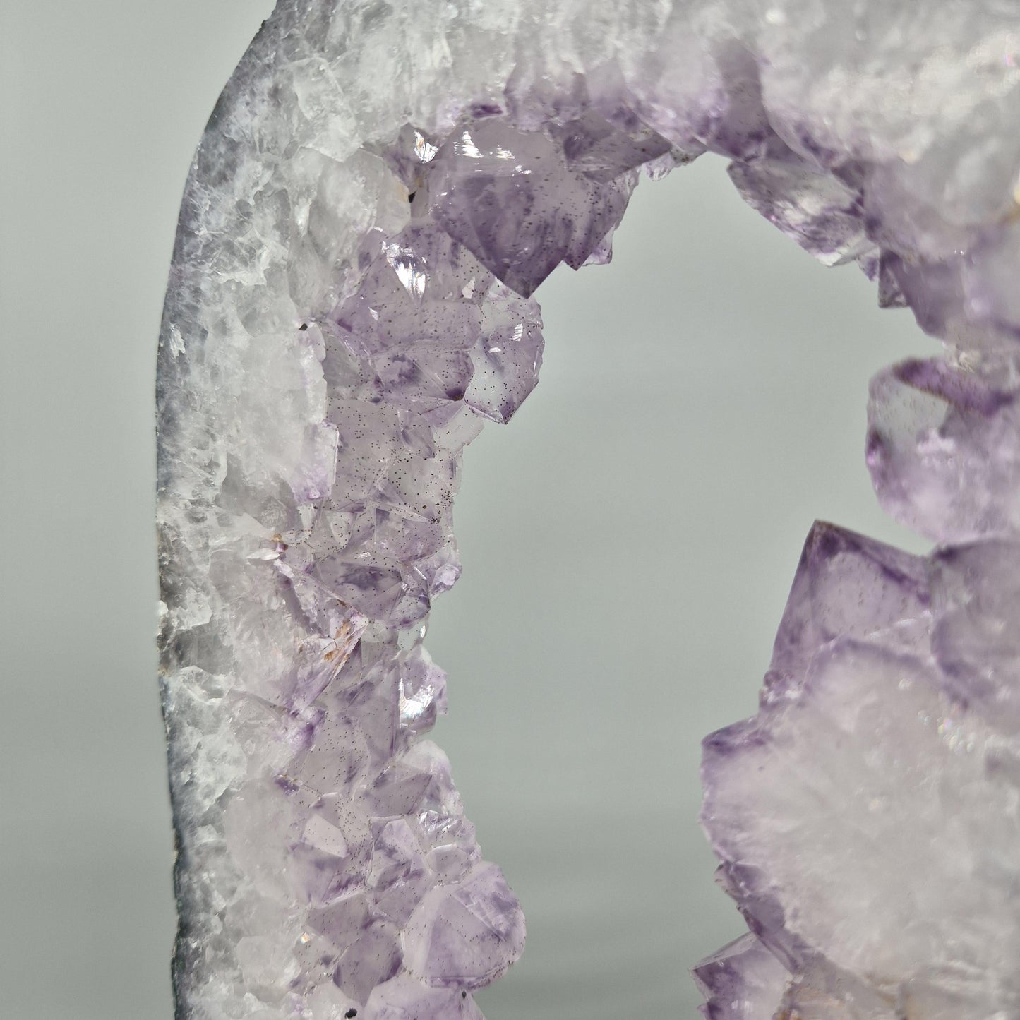 Amethyst Portal from Brazil - 12.5in Tall Natural Amethyst Crystal Portal  4.04 lb Crystal Hoarder