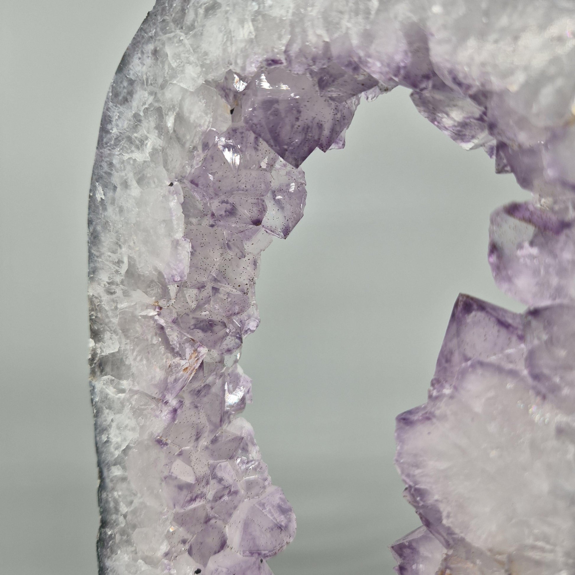 Amethyst Portal from Brazil - 12.5in Tall Natural Amethyst Crystal Portal  4.04 lb Crystal Hoarder