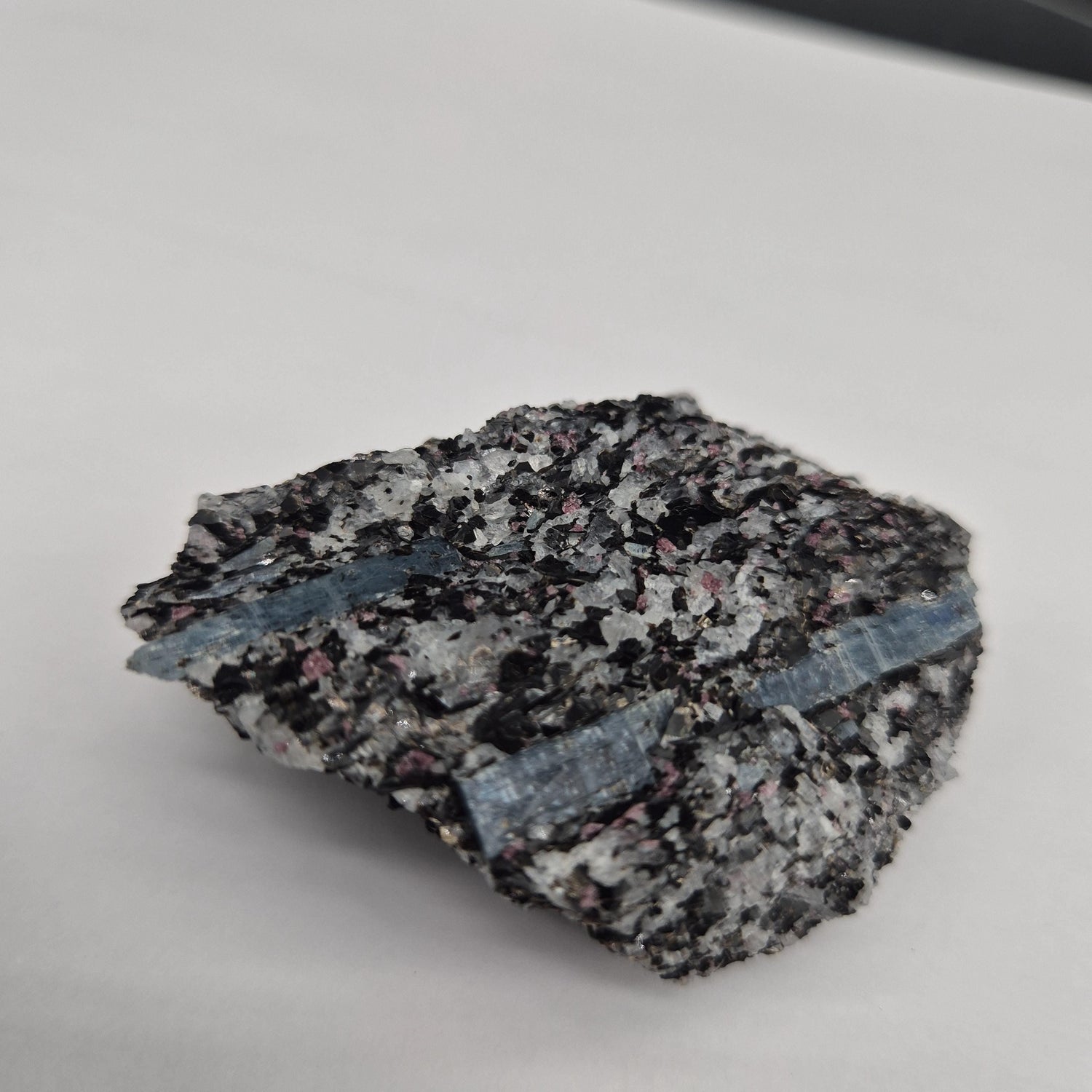 AAA+ Biotite Mica with Blue Kyanite & Garnet | Khit Ostrov, Russia | Natural Mineral Specimen | 2.88 oz Crystal Hoarder
