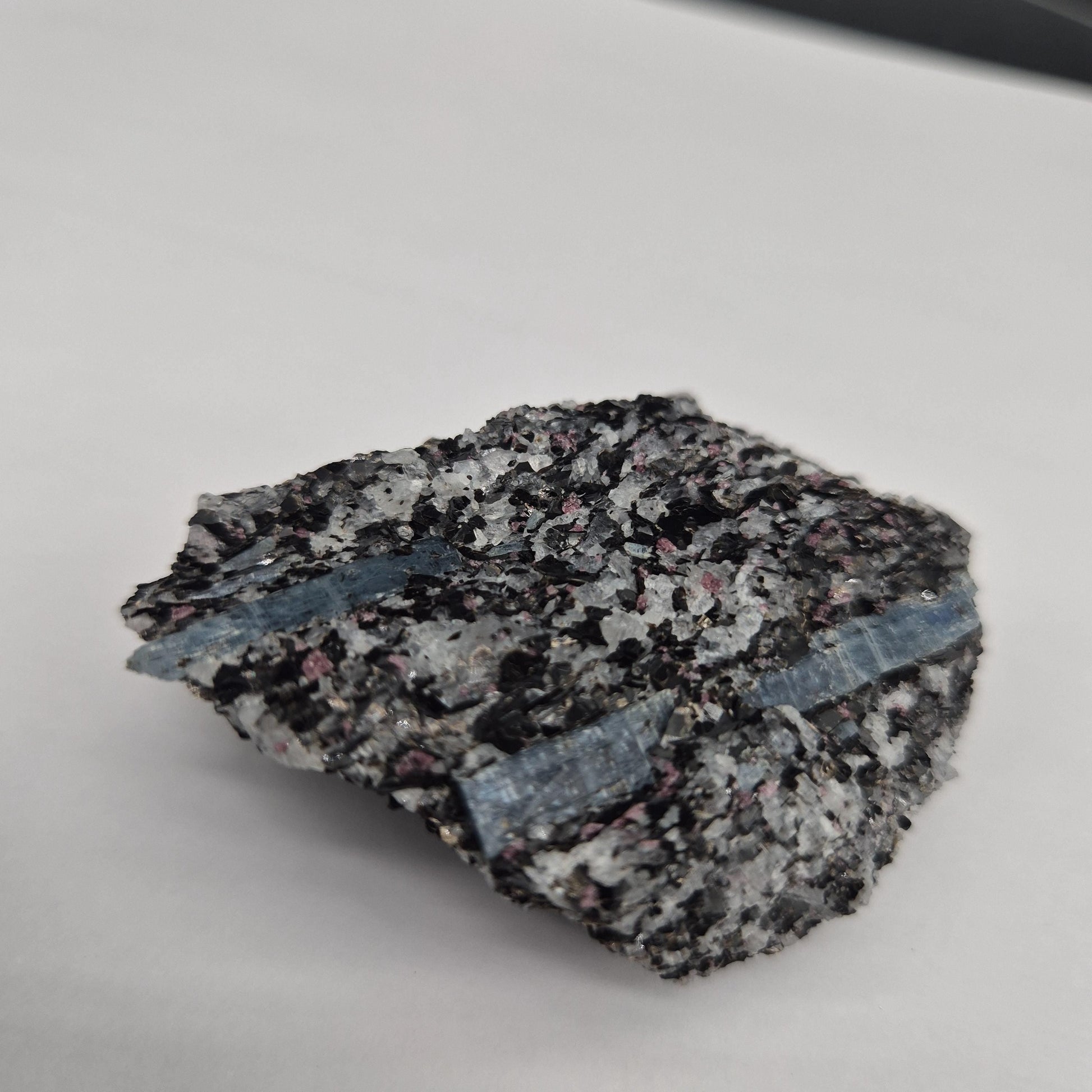 AAA+ Biotite Mica with Blue Kyanite & Garnet | Khit Ostrov, Russia | Natural Mineral Specimen | 2.88 oz Crystal Hoarder