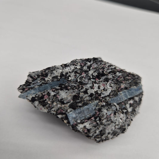AAA+ Biotite Mica with Blue Kyanite & Garnet | Khit Ostrov, Russia | Natural Mineral Specimen | 2.88 oz Crystal Hoarder