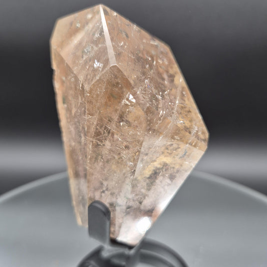 AAA+ Light Smoky Quartz Garden Inclusion (Lodolite) - Brazil - 1.17 lbs - 6 x 3in - Scenic Phantom Quartz Crystal Crystal Hoarder