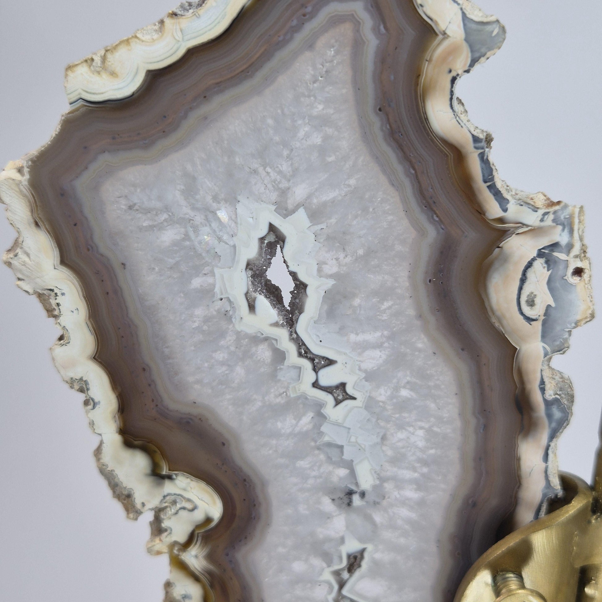 Banded Agate Druzy Butterfly Wings - Super Rare One-of-a-Kind - Brazil Crystal Hoarder