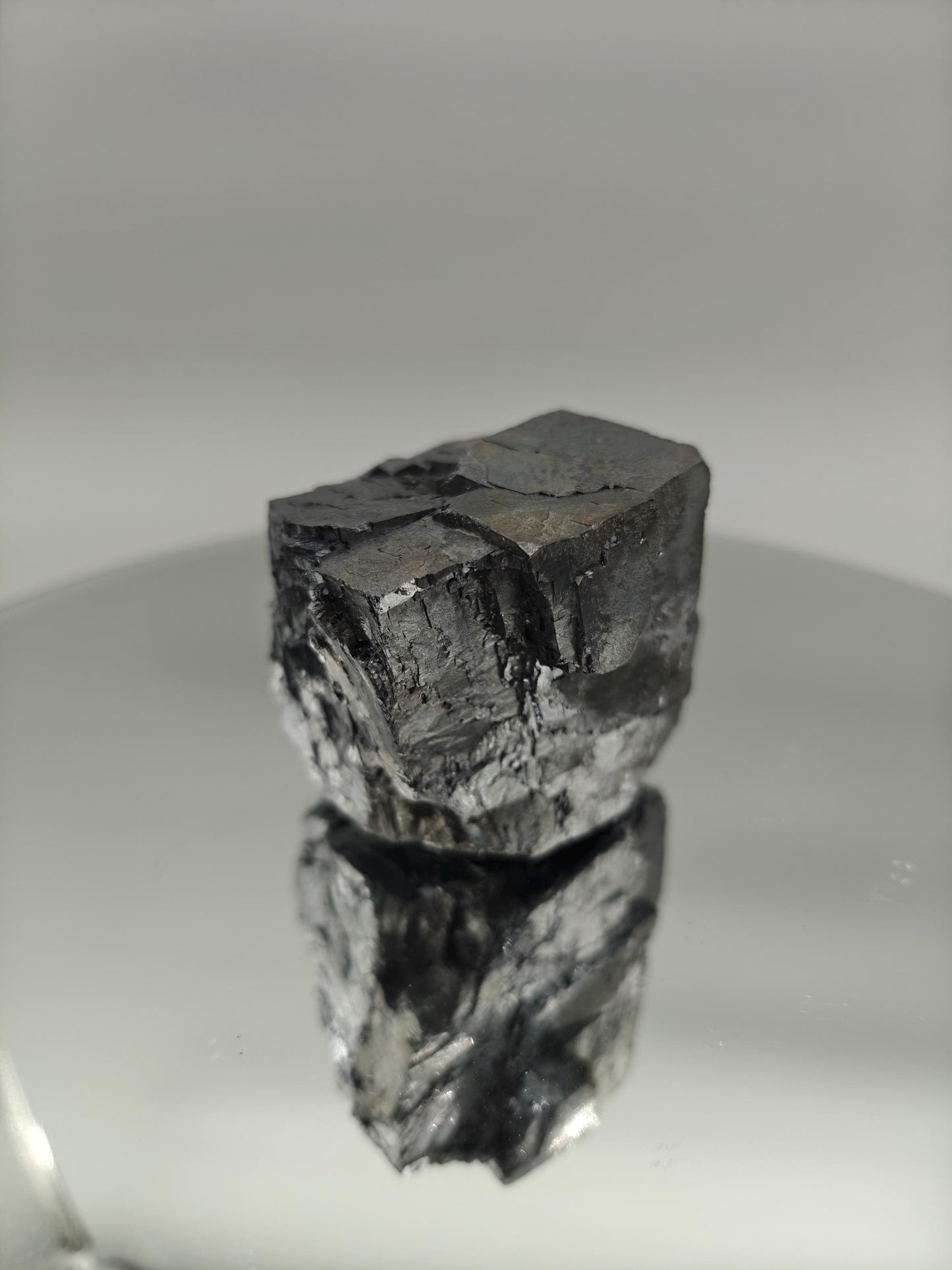 Huge Shiny Stepped Galena Crystal | Missouri Mineral Specimen | Metallic Cubic Formation | Collector Display Piece | 2.39 lbs Crystal Hoarder
