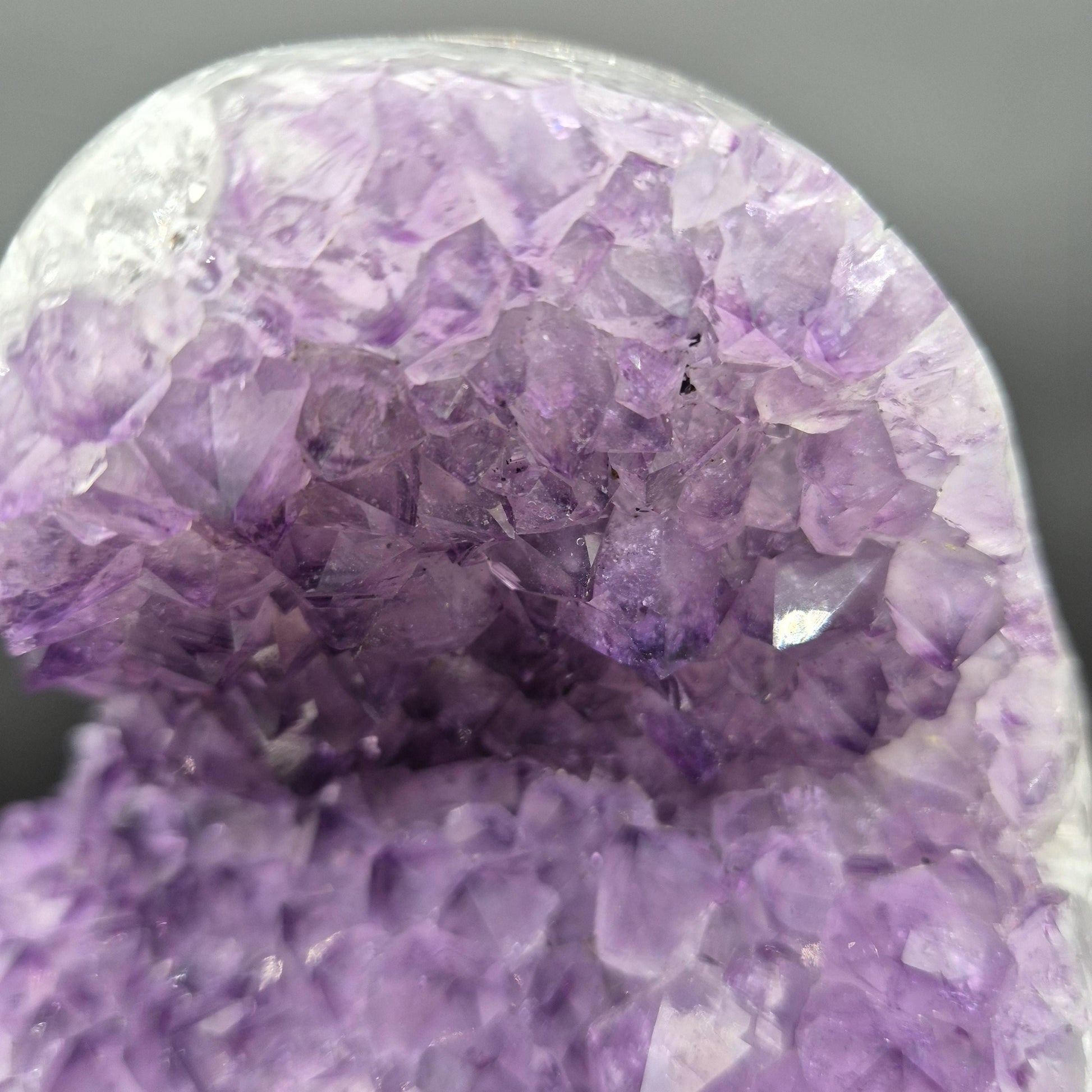 AAA+ Amethyst Cluster on Stand 11x6x6 10.69 lbs Brazil Crystal Hoarder