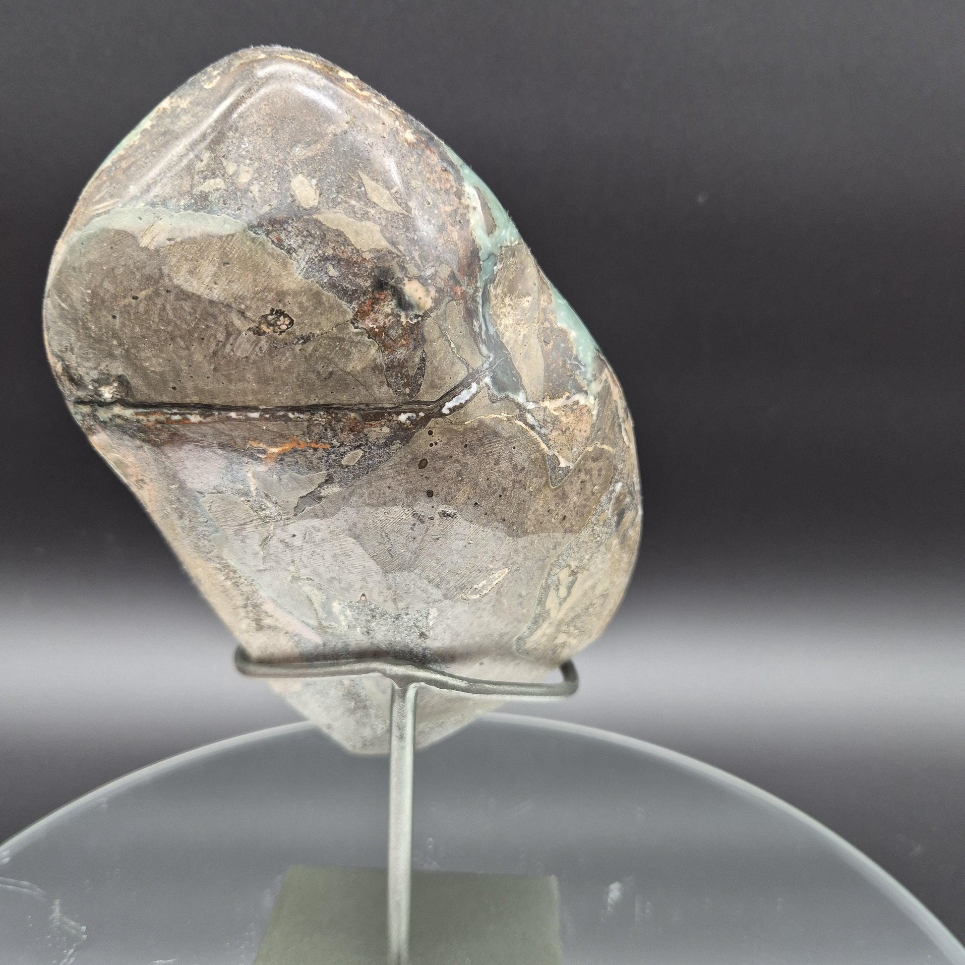 AAA+ Druzy with Green Stalactites and Calcite Ball Uruguay 2.89 lbs Crystal Hoarder