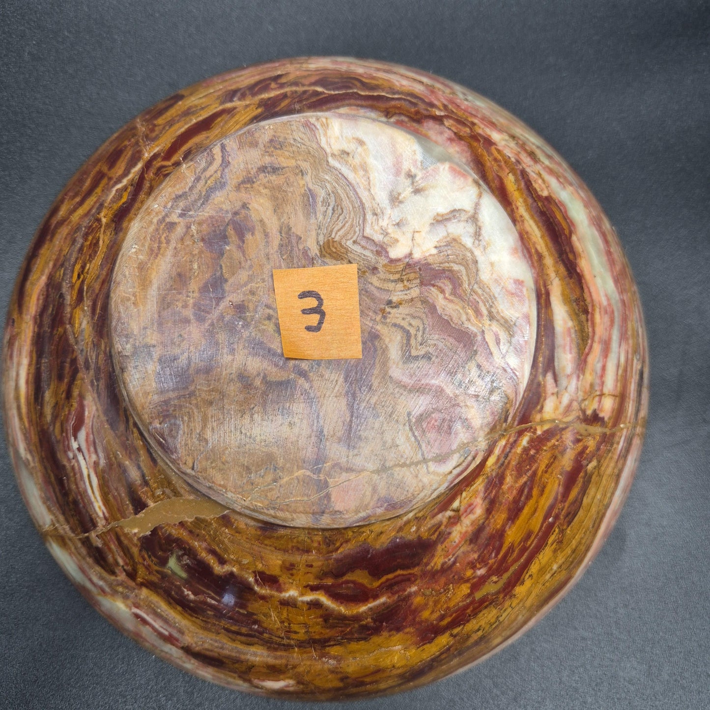 8 inch Polished Green Onyx Bowl | Natural Stone Crystal Dish | 2.5 inch Tall | 1.5 lbs | Choose 1 of 4