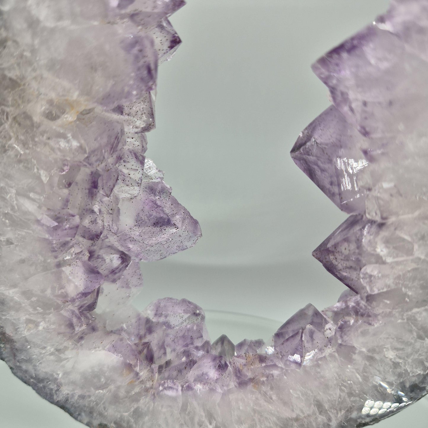 Amethyst Portal from Brazil - 12.5in Tall Natural Amethyst Crystal Portal  4.04 lb Crystal Hoarder