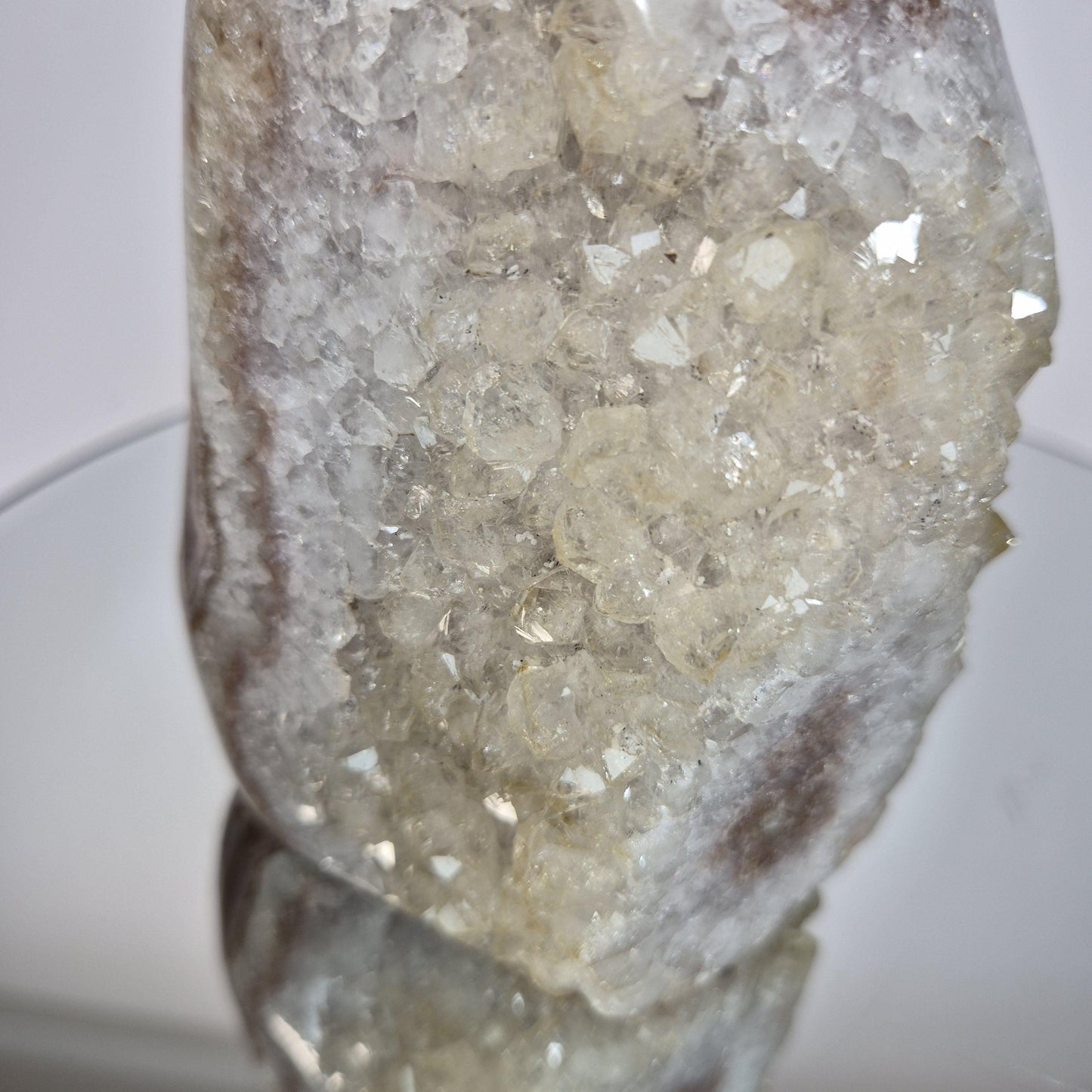 Rare Uruguay Citrine with Pink Stalactite Eyes & Pink Banding - Natural Collector Specimen, High Grade Crystal Display Crystal Hoarder