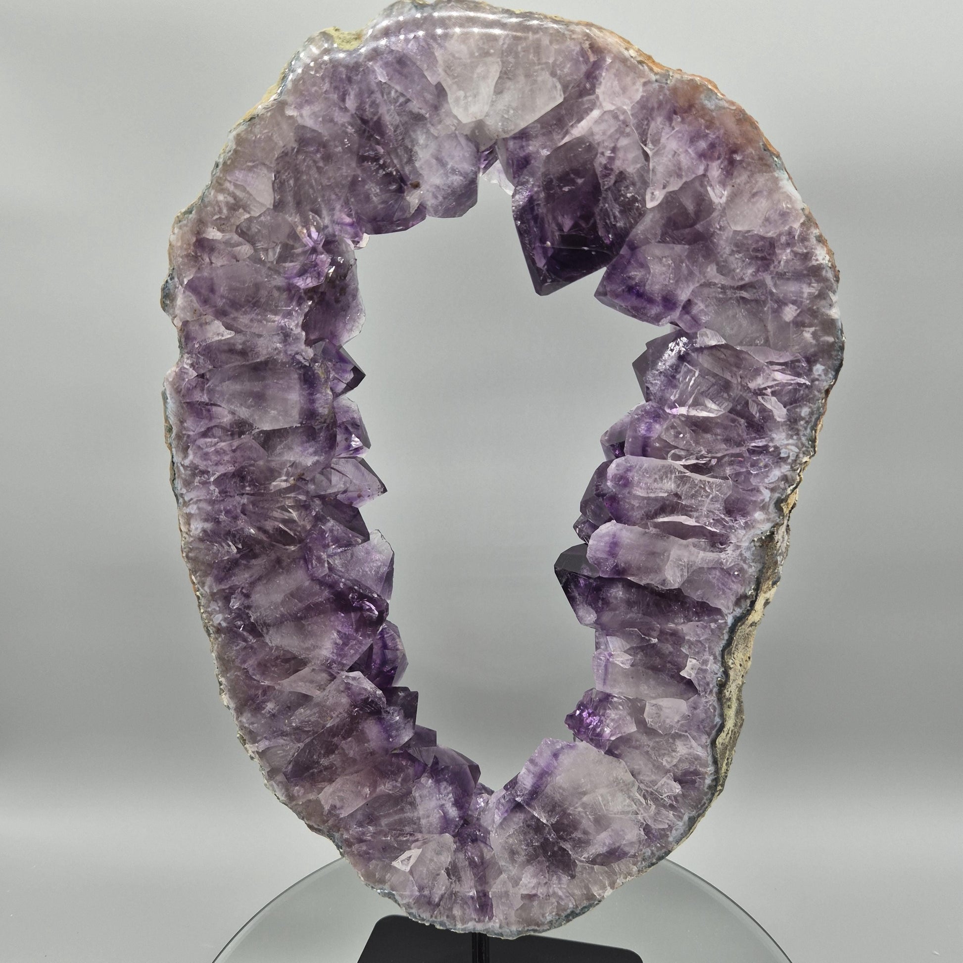 Super Unique Amethyst Portal - 17 x 9.5in, 10.29 lbs - Phantom Dark Crystal from Brazil Crystal Hoarder