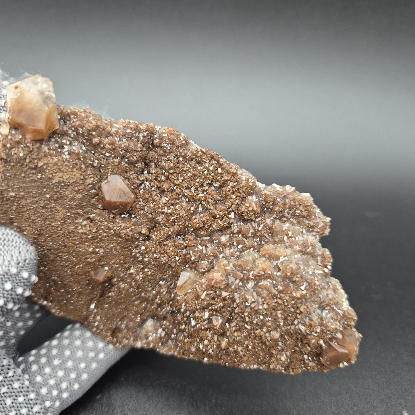 Rare AAA+ Red Sugar Diamond Calcite Crystal | Santa Eulalia, Mexico | Potosi Mine | 3.52 oz Crystal Hoarder