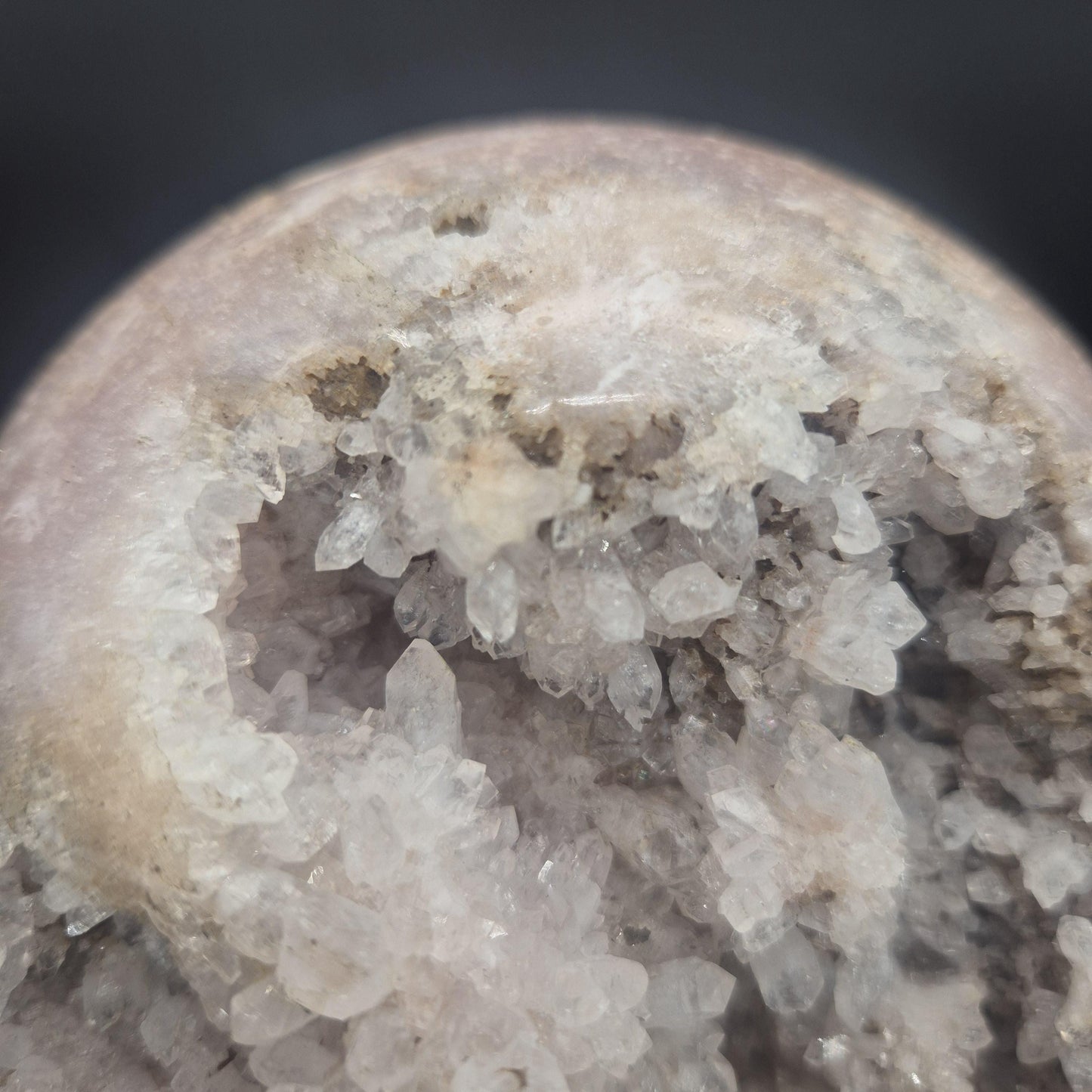 Huge AAA+ Pink Amethyst Sphere - 5 Inch (125mm) - 6.62 lbs - Brazil - Rare High-End Crystal Decor Crystal Hoarder