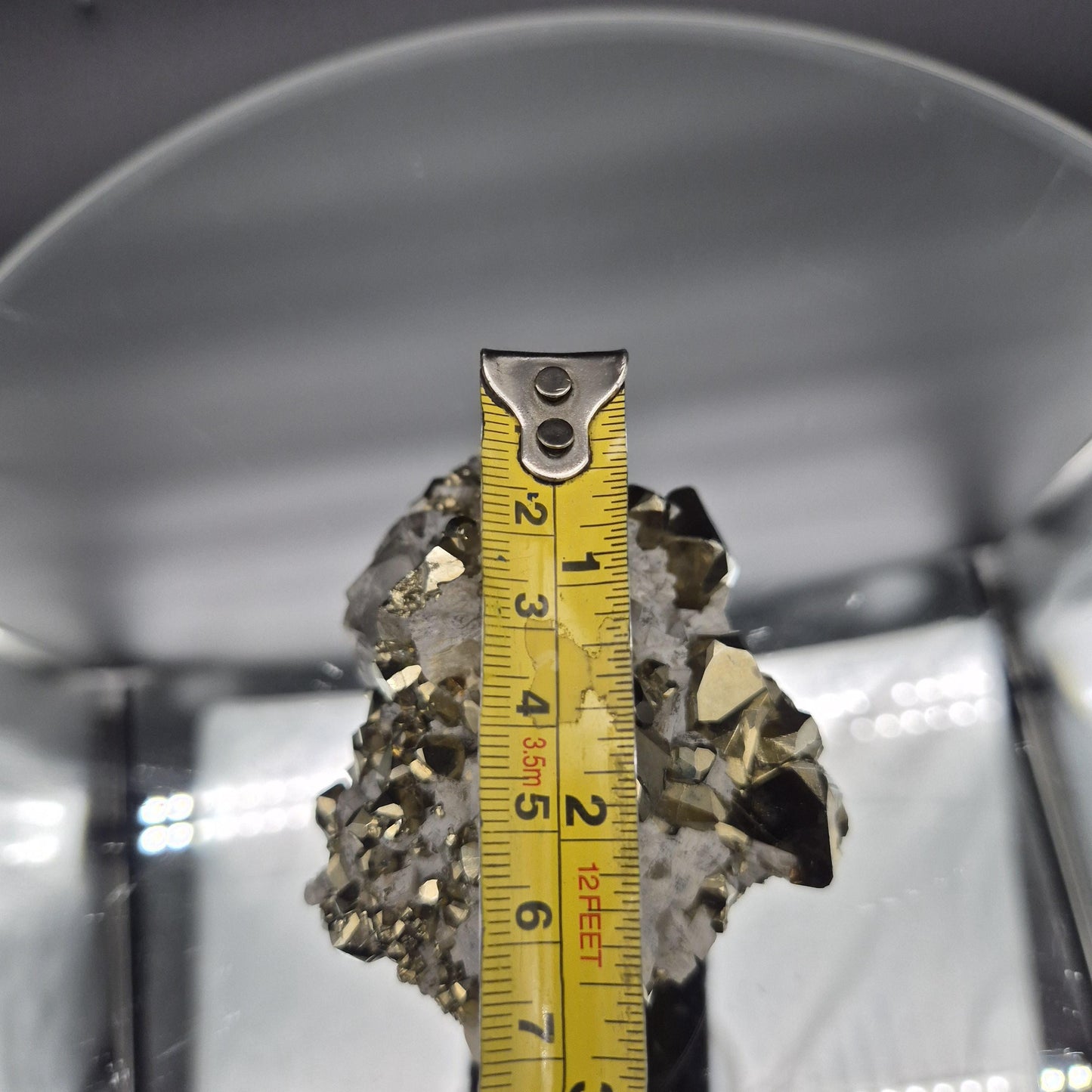 Pyrite with Translucent Dolomite Colombia .87 lbs (13.92 oz) Crystal Hoarder