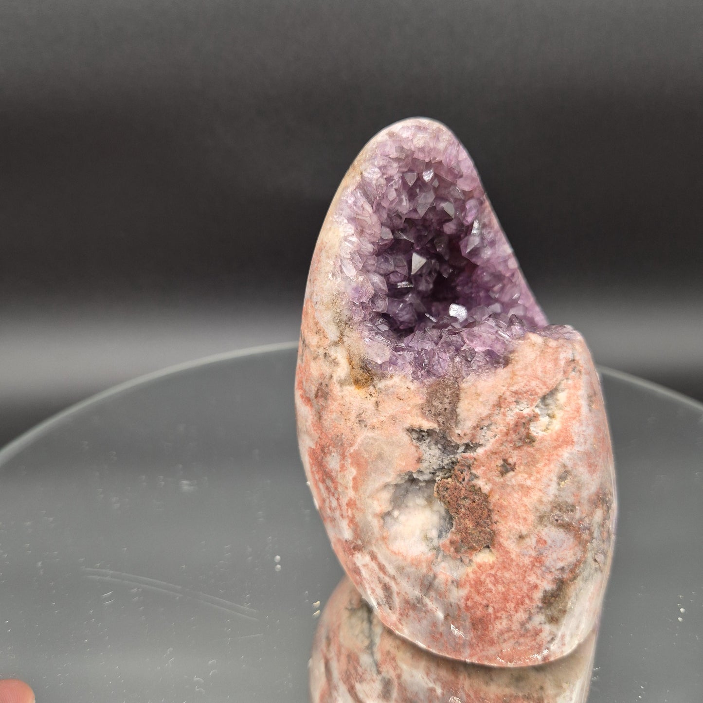 AAA+ Rare Bi-Color Purple Pink Amethyst Freeform Brazil 1.84 lbs 4.5x3.5x3 Collector Crystal Crystal Hoarder