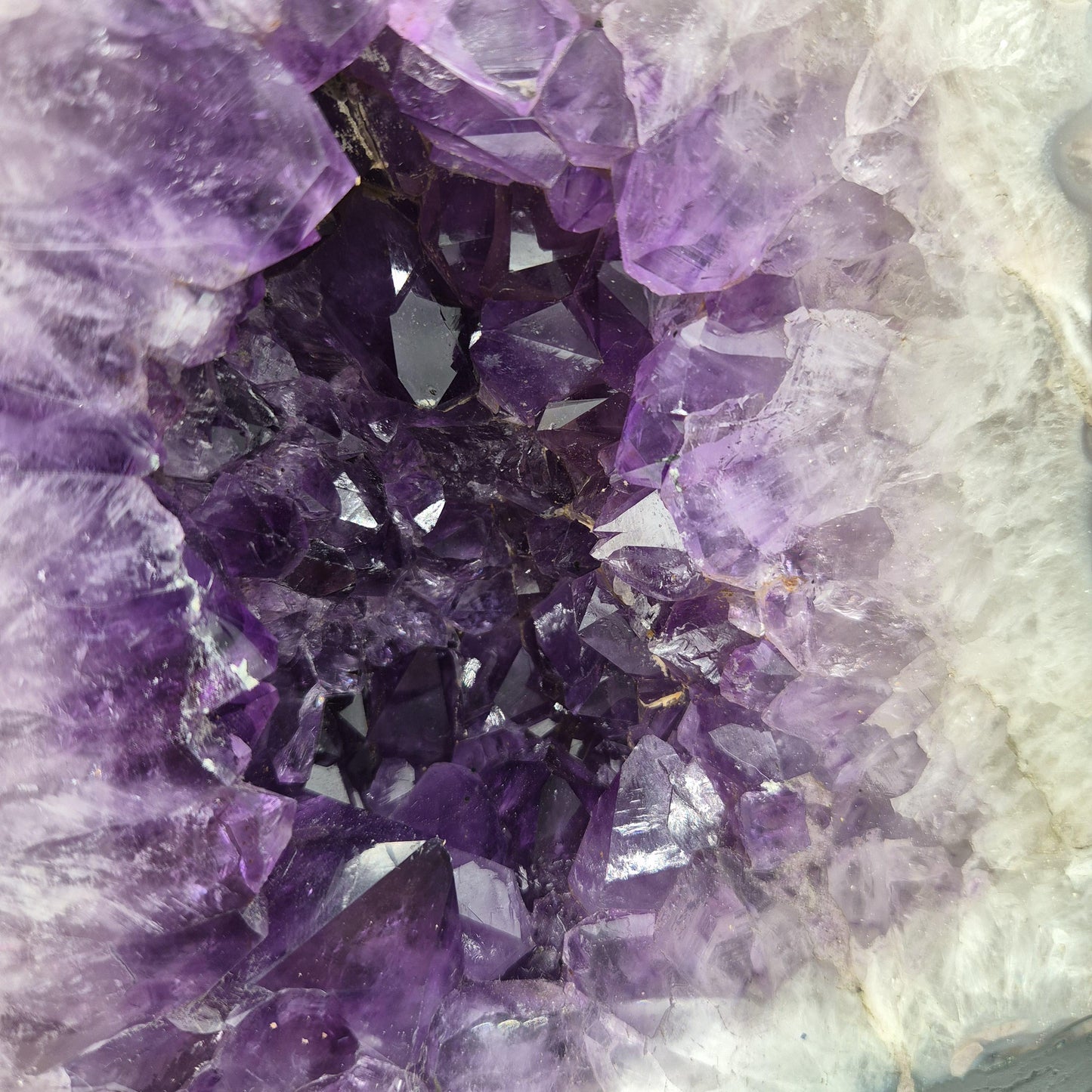 Polished Amethyst Cathedral - Brazil | 18.98 lbs | 10.5in Large Statement Crystal Geode Crystal Hoarder