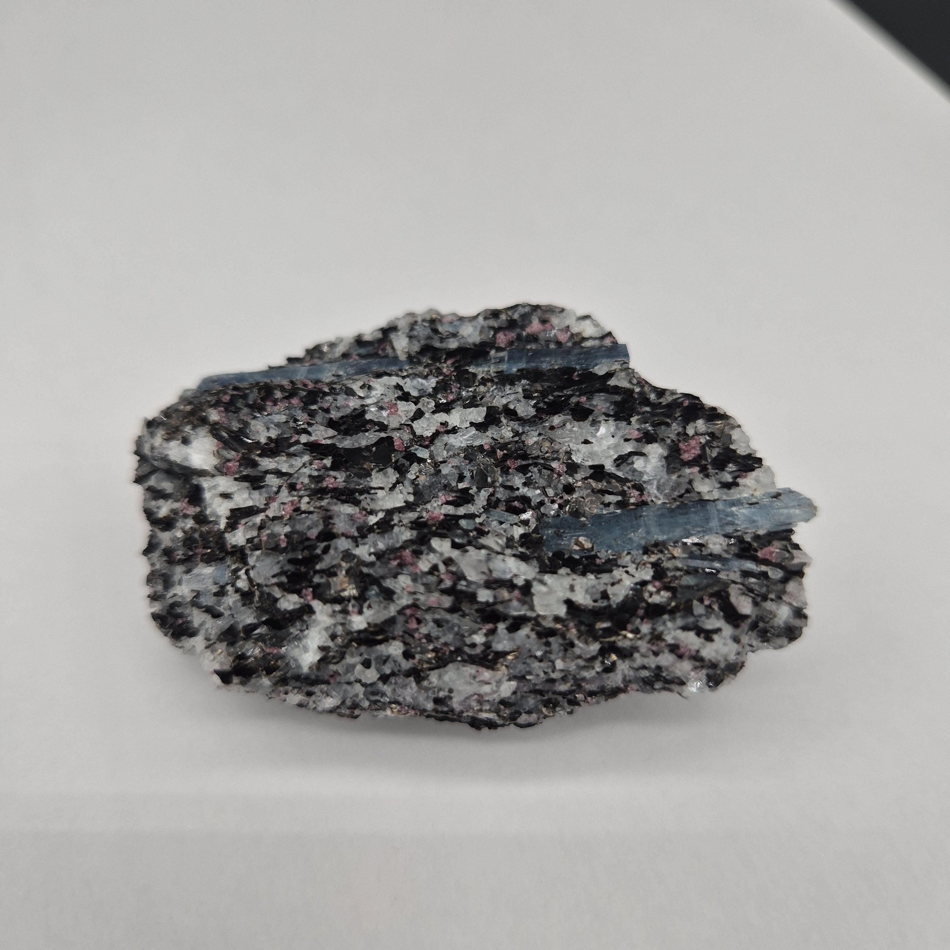 AAA+ Biotite Mica with Blue Kyanite & Garnet | Khit Ostrov, Russia | Natural Mineral Specimen | 2.88 oz Crystal Hoarder