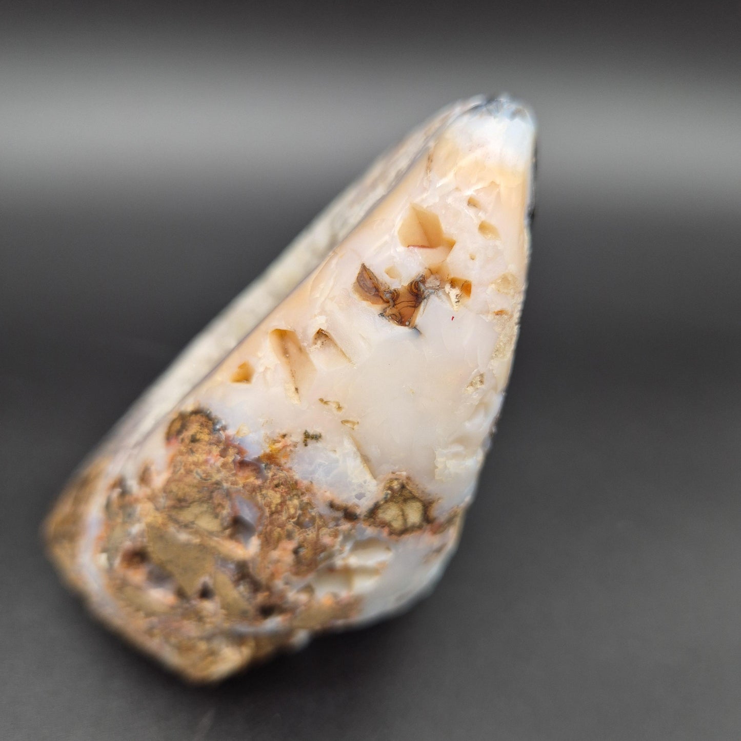 Super Rare Light Citrine Quartz Pink Blue Purple Black Agate Uruguay 1.14 lbs Crystal Hoarder