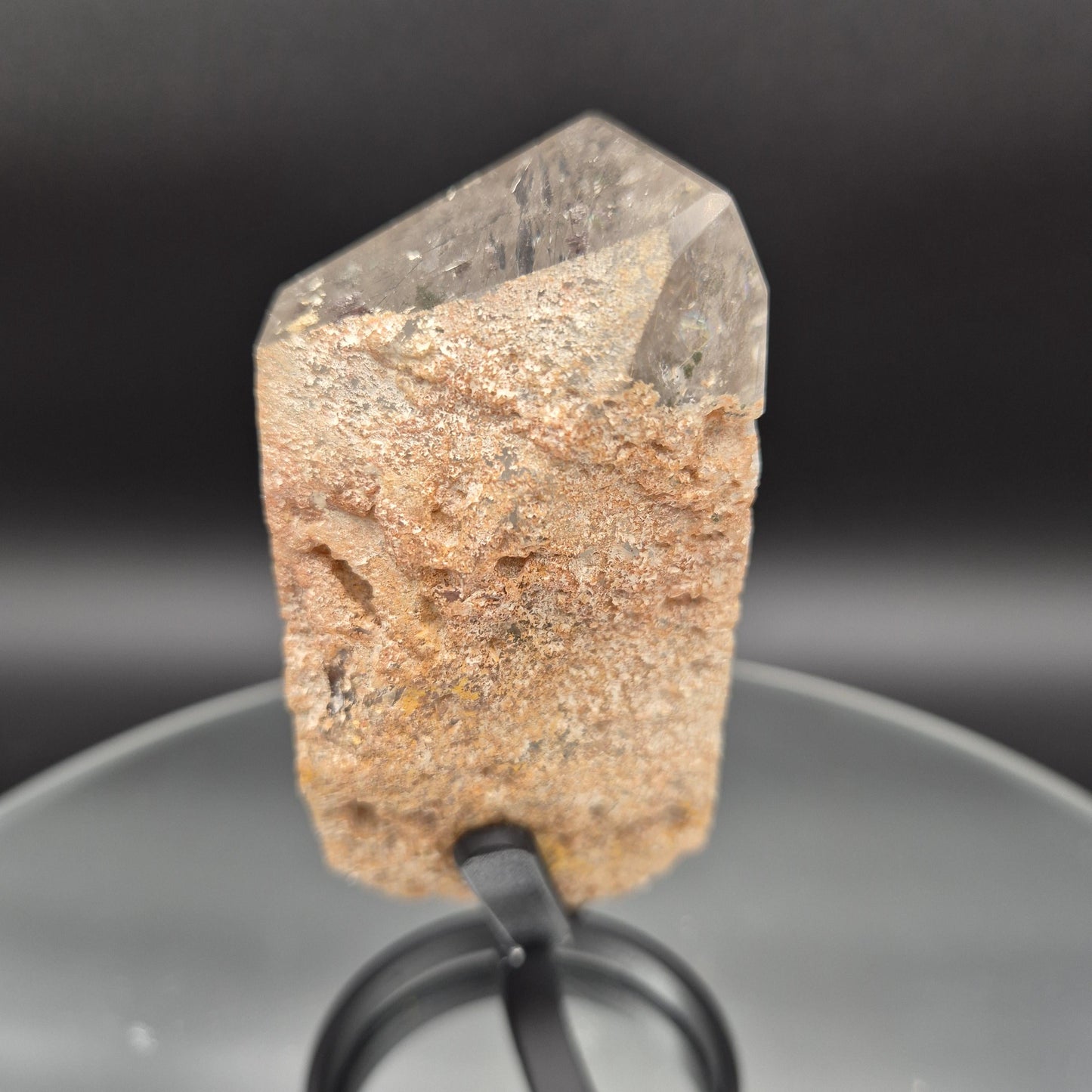 AAA+ Light Smoky Quartz Garden Inclusion (Lodolite) - Brazil - 1.17 lbs - 6 x 3in - Scenic Phantom Quartz Crystal Crystal Hoarder