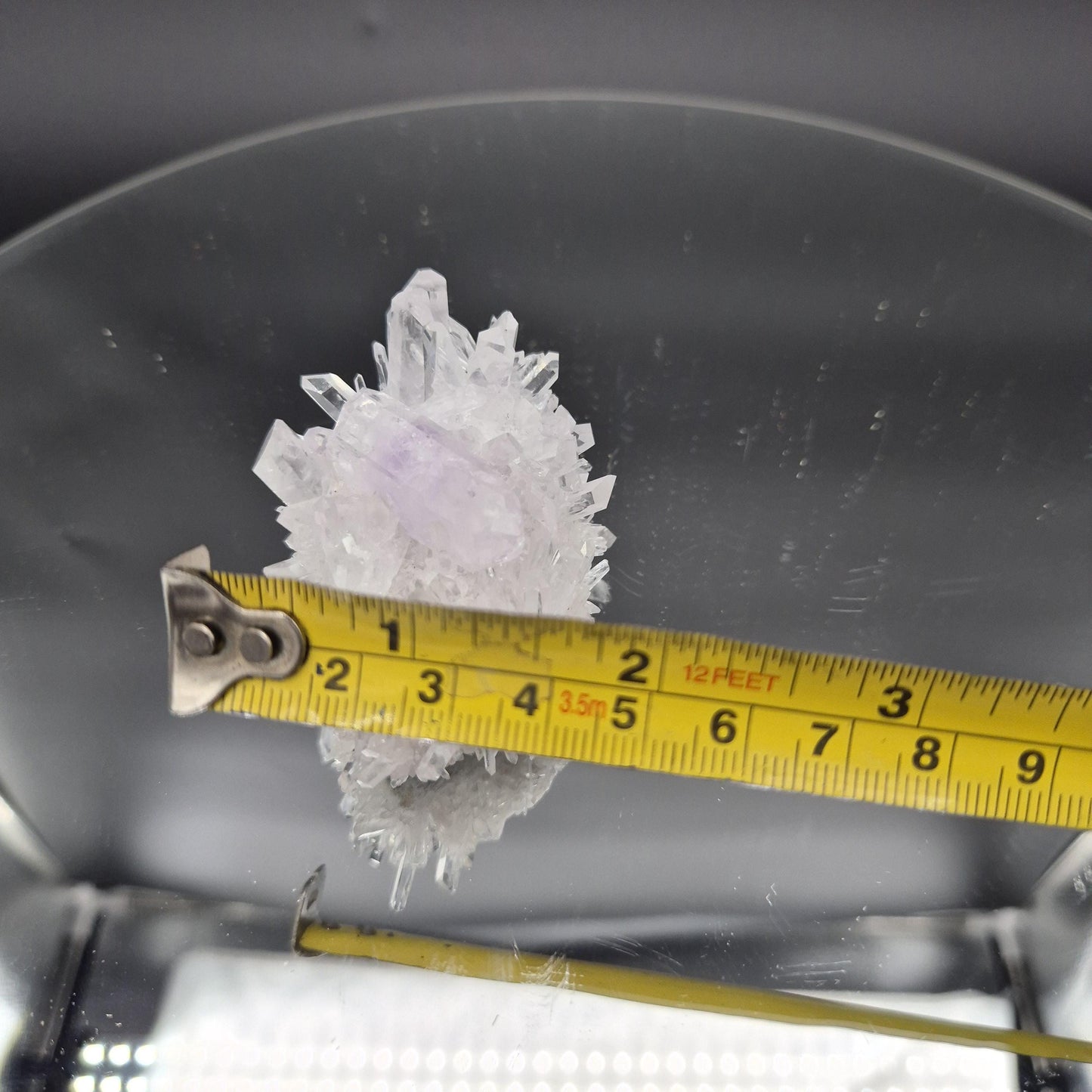Rare AAA+ Double Terminated Phantom Amethyst Chrysanthemum Crystal Cluster | Natural Quartz Specimen | 4 oz Crystal Hoarder