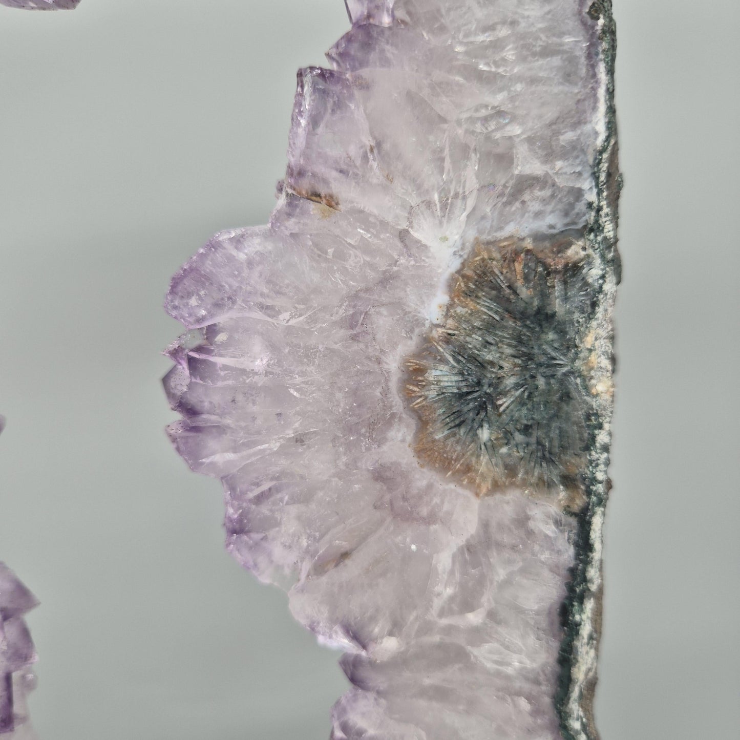 Amethyst Portal from Brazil - 15in Tall Natural Amethyst Crystal Portal  with Stalactite Flower Formation  5.45 lb Crystal Hoarder