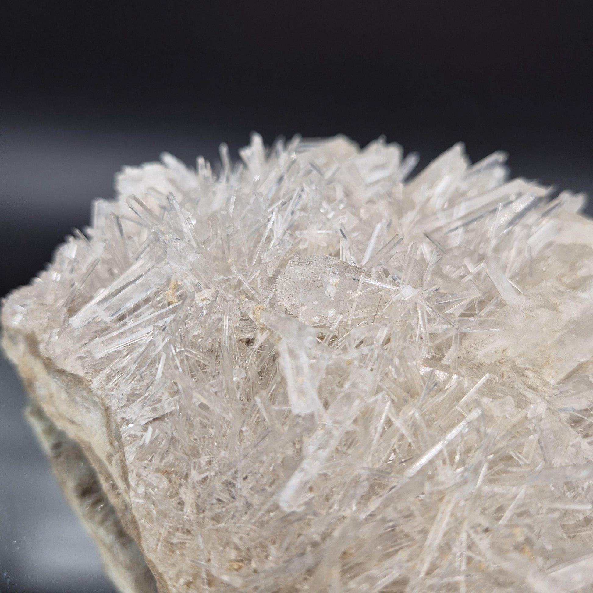 Huge Water Clear Needle Lemurian Quartz Cluster - Colombia - 8.72 lbs - 10 x 9in - Collector Grade Crystal Hoarder