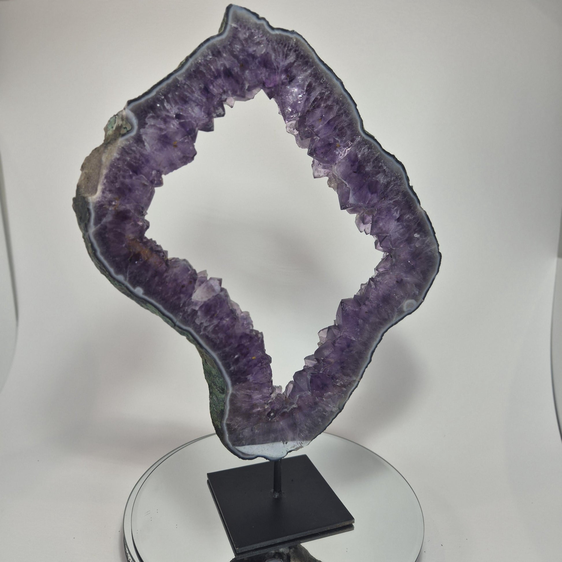 AAA+ Brazilian Amethyst Portal Crystal - Polished Gemstone Crystal Hoarder