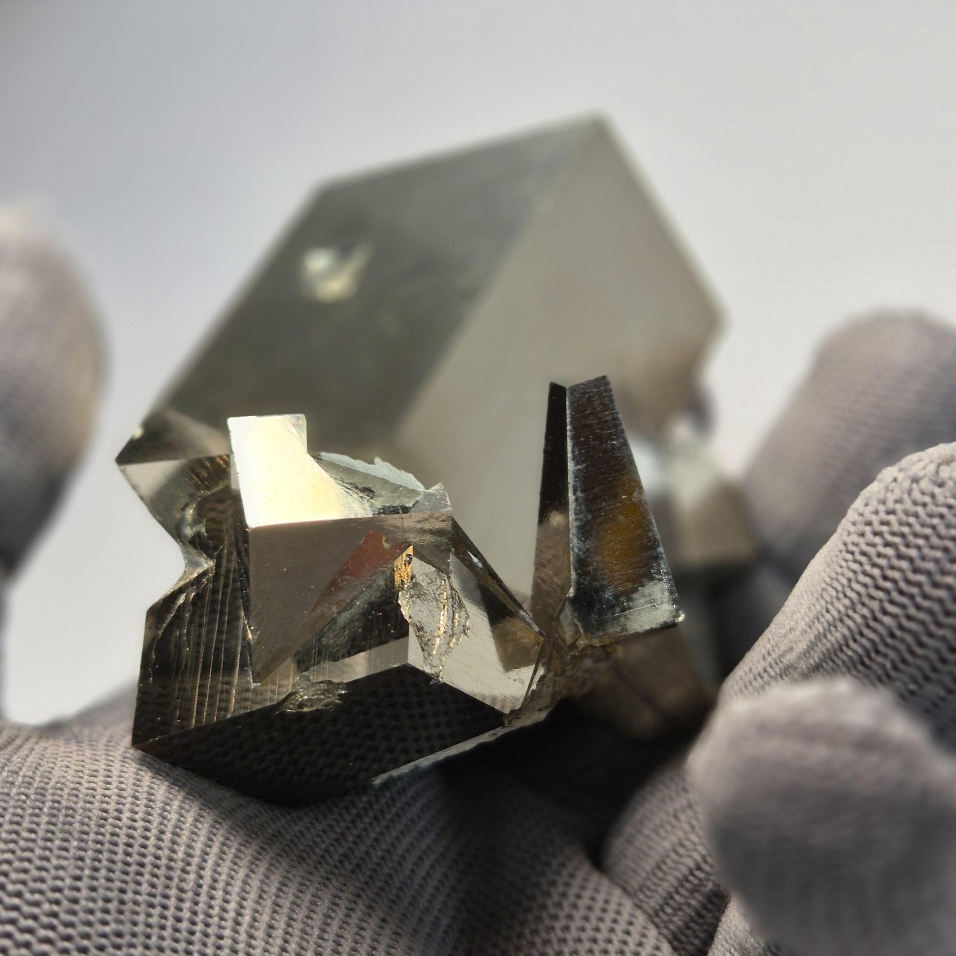 Intertwined Pyrite Cubes – Natural Formation 13.55 oz Crystal Hoarder