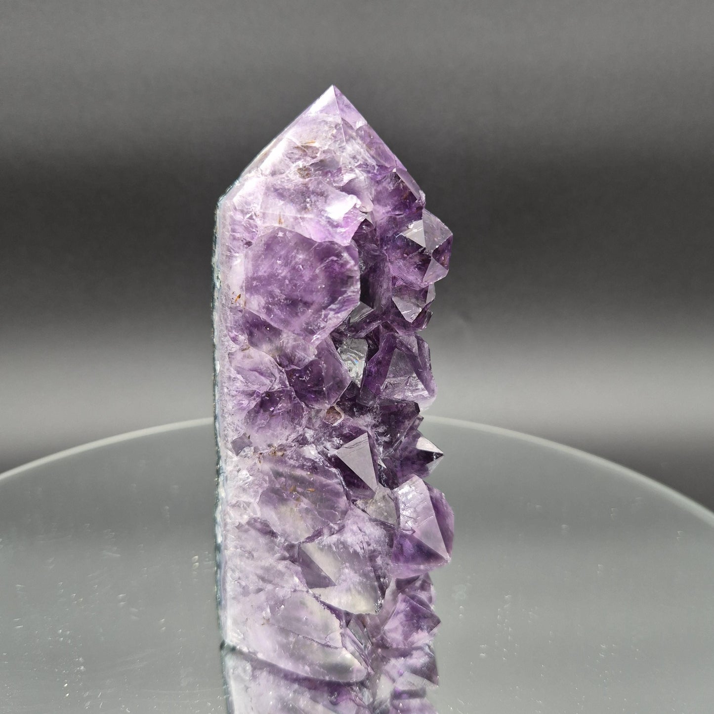 5.5 x 2 in AAA+ Raw Amethyst Tower - Brazil - 1.13 lbs - High-Quality Natural Purple Quartz Specimen - Collector Crystal Crystal Hoarder