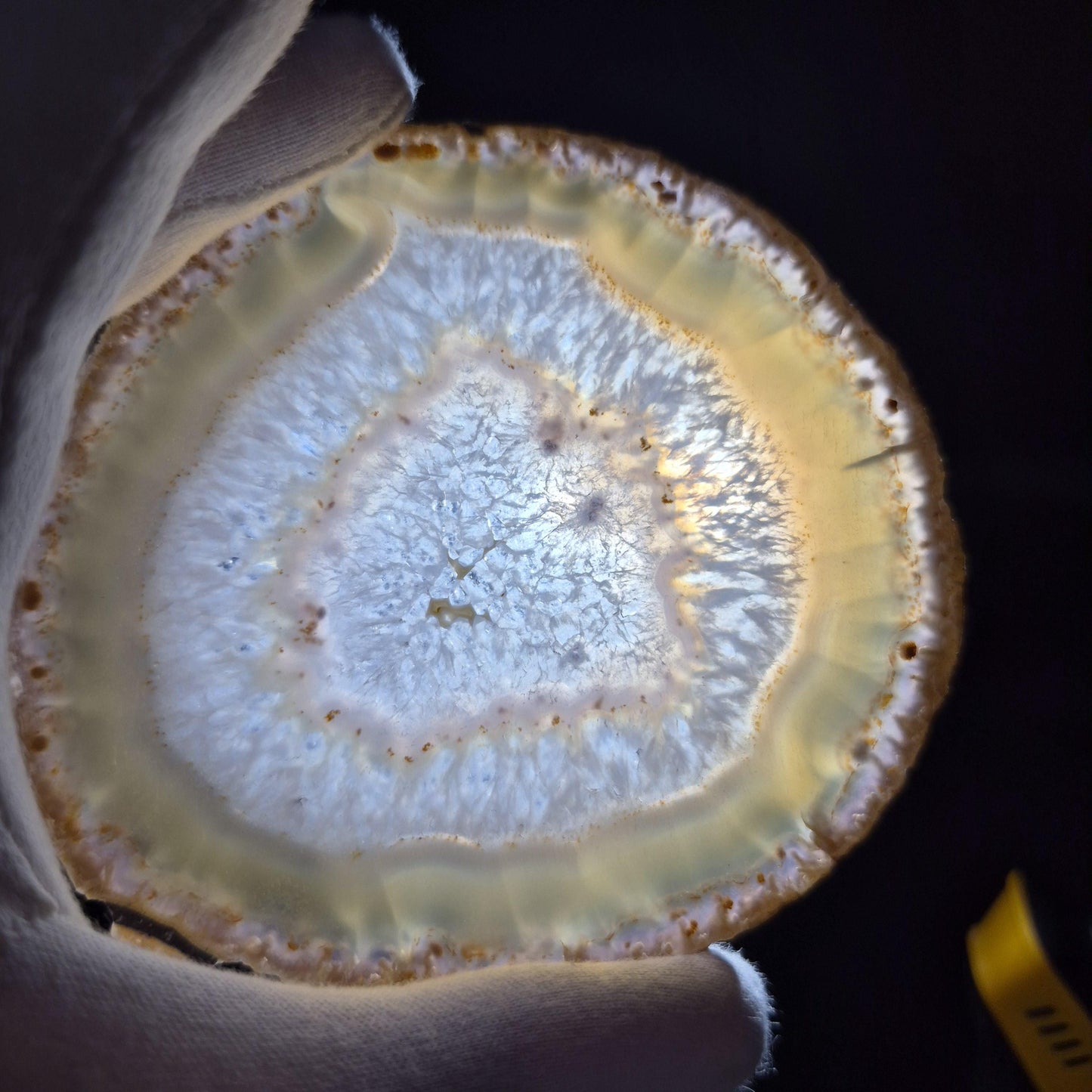 Set of 10 Agate Slices with Quartz | 2.43 lbs Total | 4in Natural Crystal Slices | Polished Gemstone Decor | Collector Grade Display Pieces Crystal Hoarder