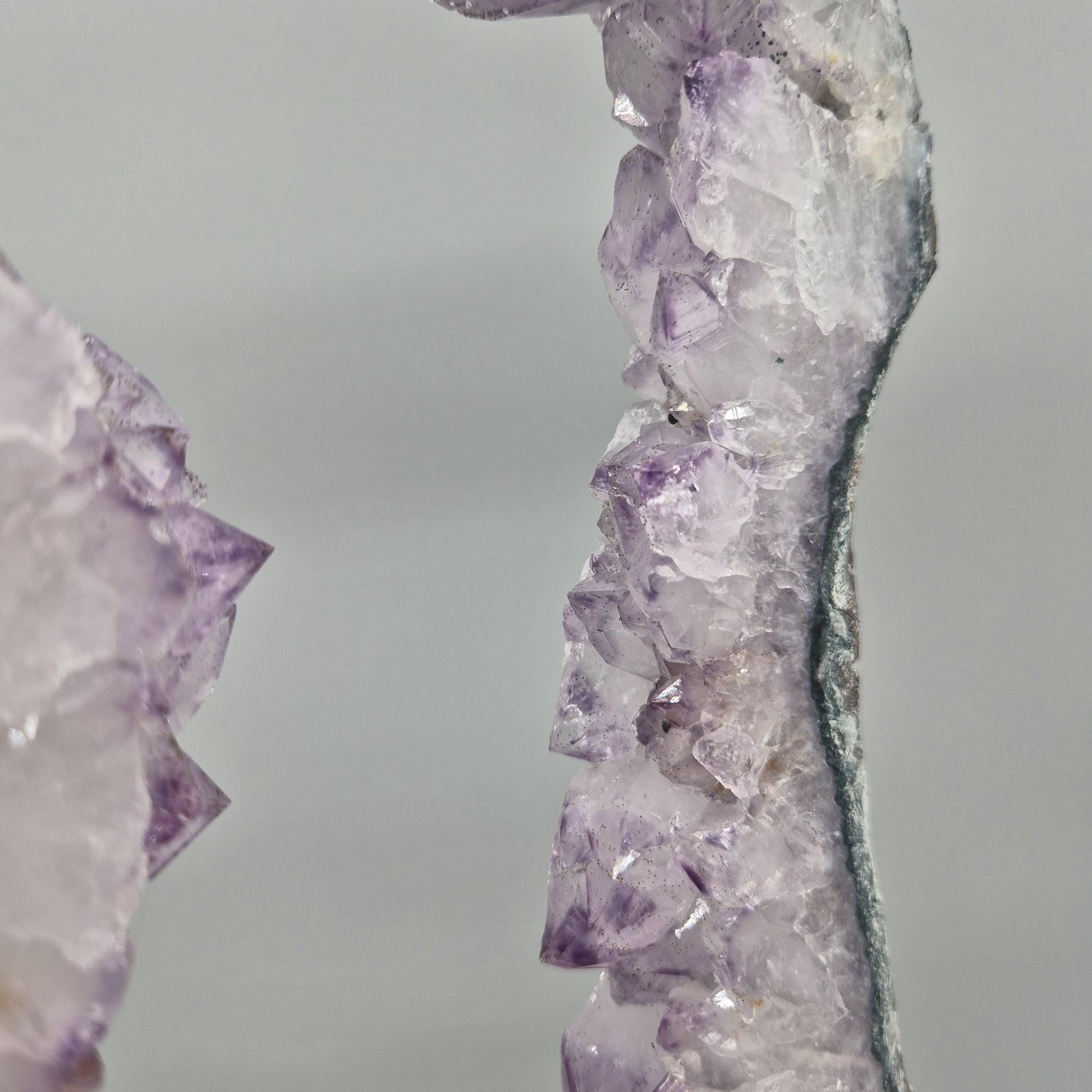 Amethyst Portal from Brazil - 15in Tall Natural Amethyst Crystal Portal  with Stalactite Flower Formation  5.45 lb Crystal Hoarder