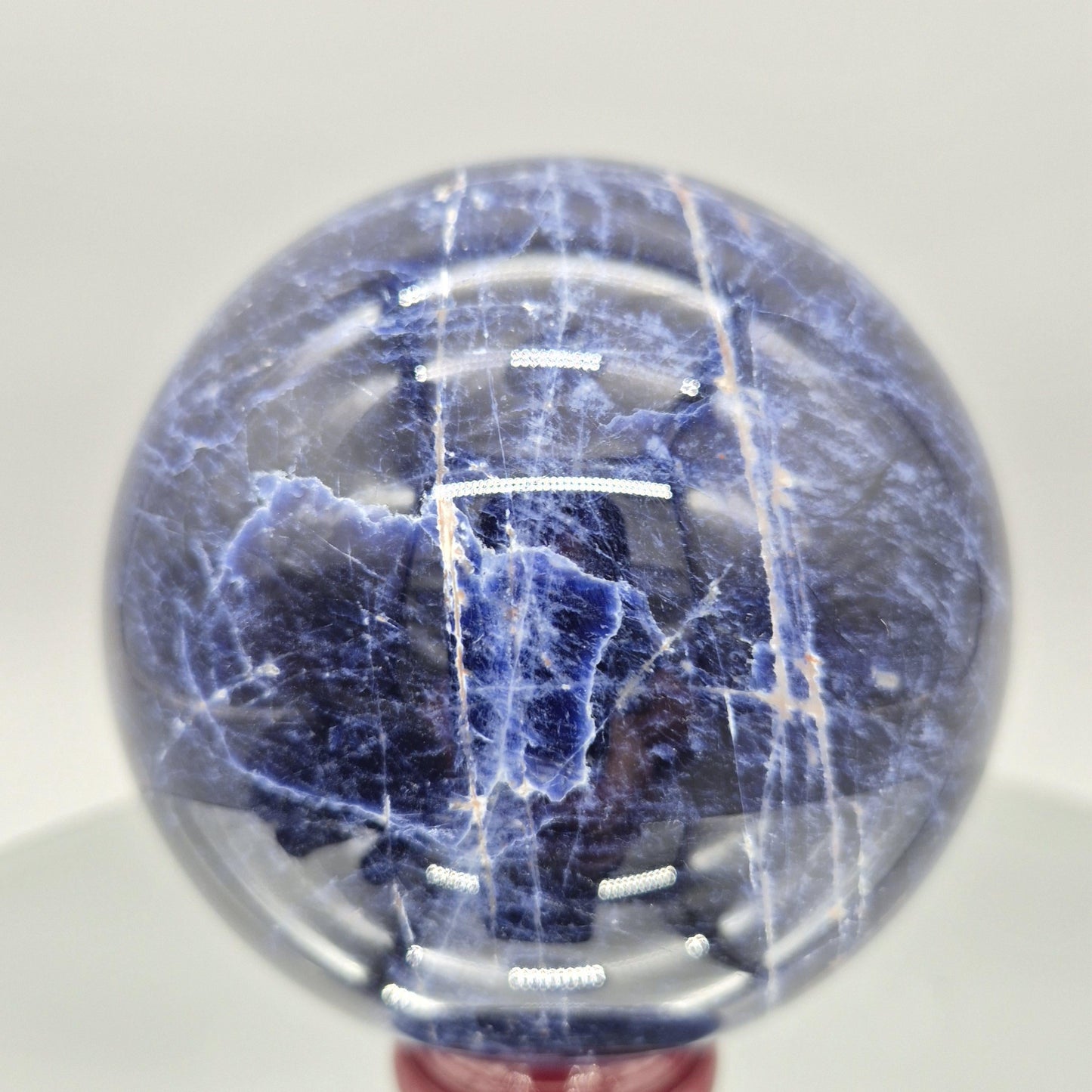 AAA+ Quality Dark Blue Sodalite Sphere – Deep Royal Blue Crystal Sphere Crystal Hoarder