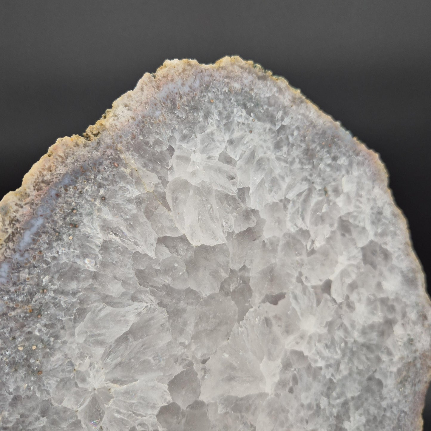 Huge Quartz Slab with Pink Amethyst and Agate Backlit Brazil 12x11x1.5 11.32 lbs Crystal Hoarder