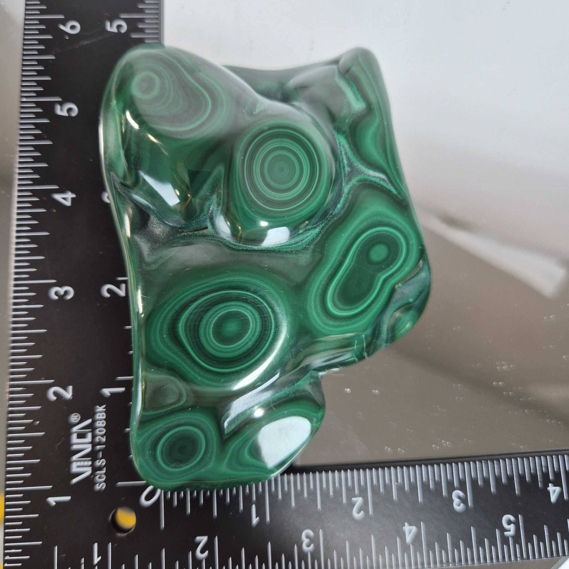 Polished Malachite from Congo - 1.07 lbs - Collector Grade Display Stone - AAA+ Quality Crystal Hoarder