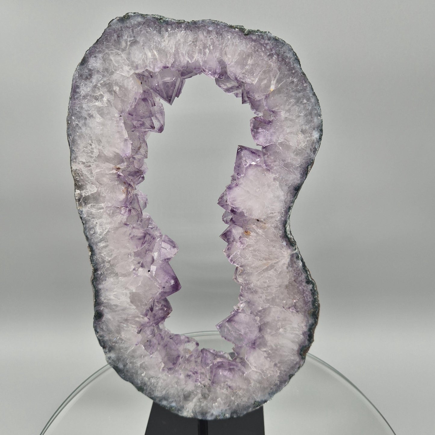 Amethyst Portal from Brazil - 12.5in Tall Natural Amethyst Crystal Portal  4.04 lb Crystal Hoarder