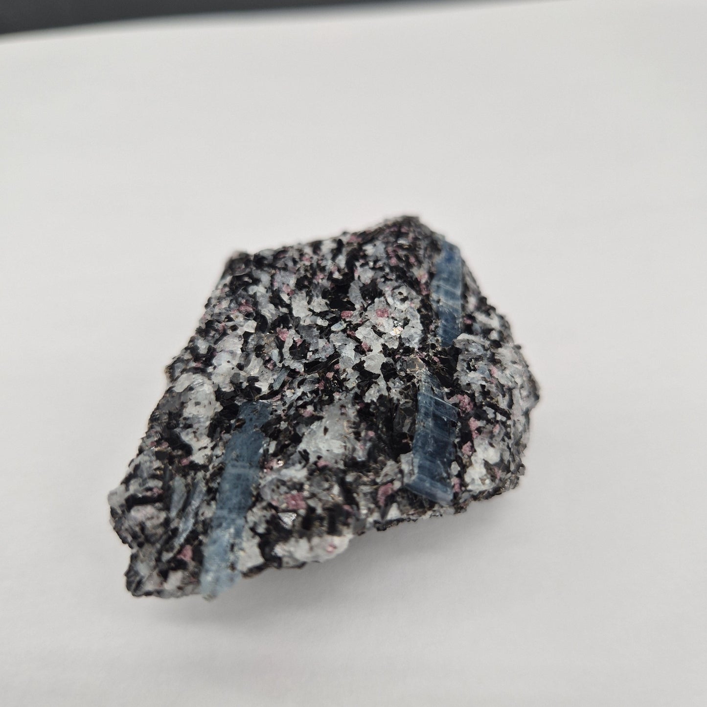 AAA+ Biotite Mica with Blue Kyanite & Garnet | Khit Ostrov, Russia | Natural Mineral Specimen | 2.88 oz Crystal Hoarder