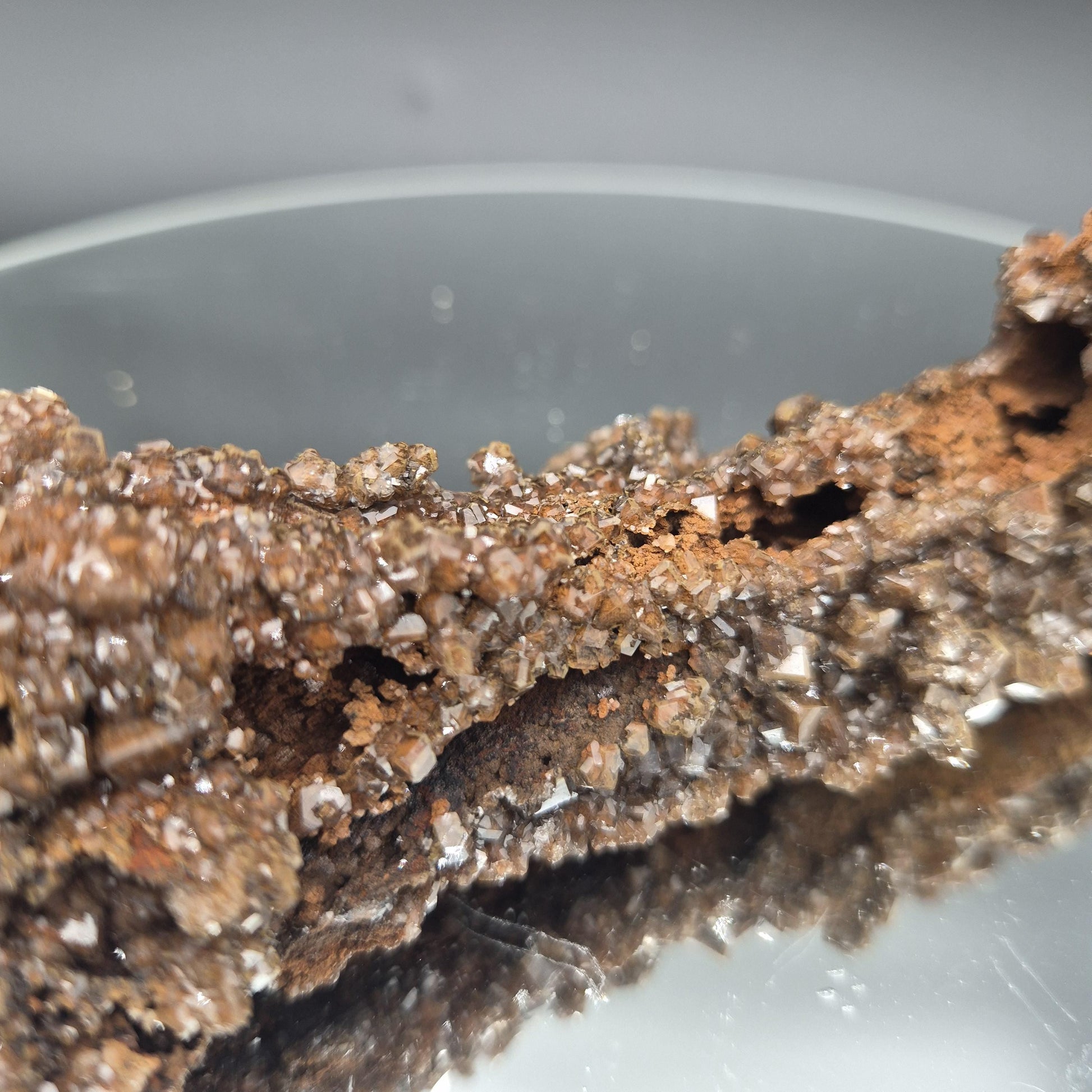 Rare AAA+ Red Sugar Diamond Calcite Crystal | Potosi Mine Mexico | 4 oz Crystal Hoarder