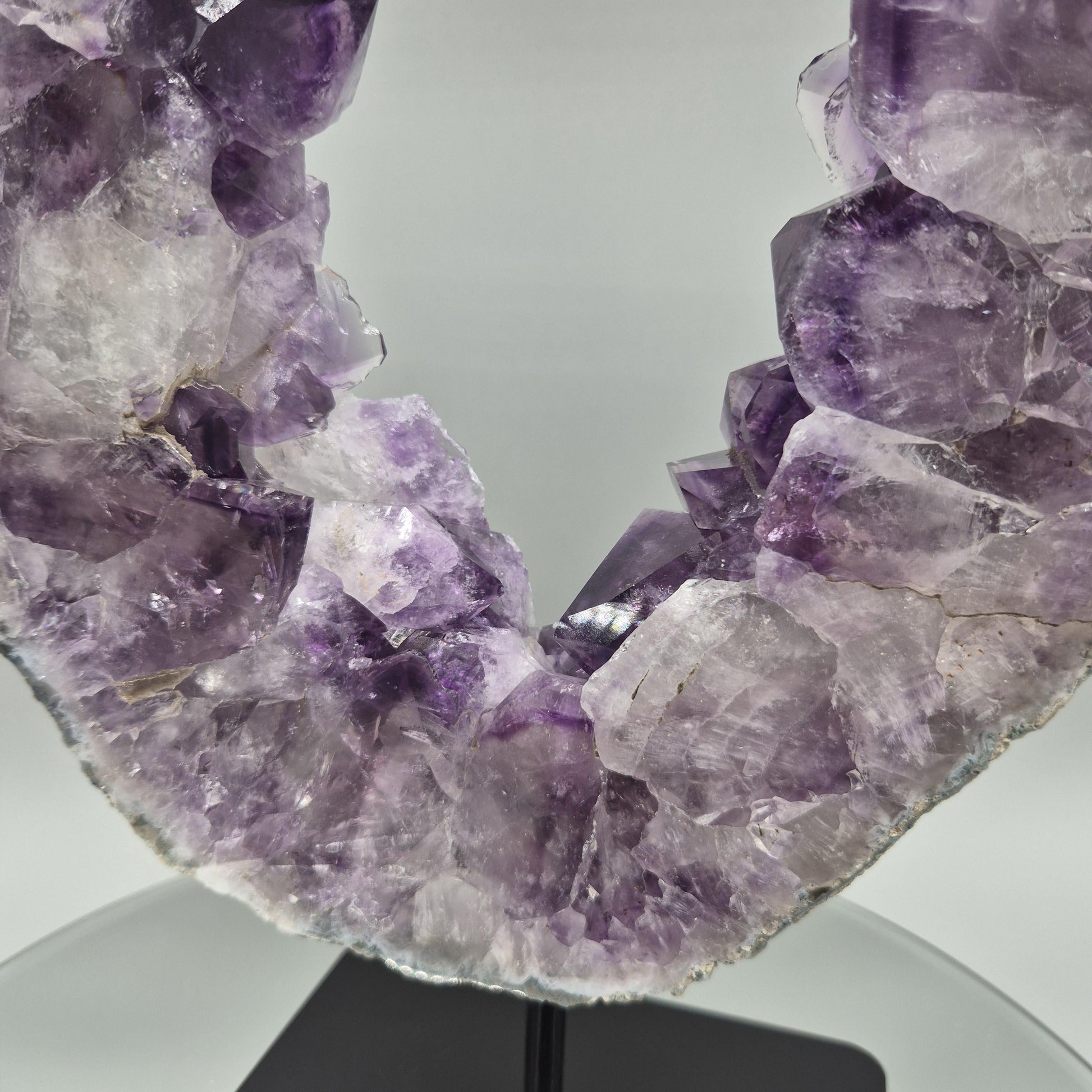 Super Unique Amethyst Portal - 17 x 9.5in, 10.29 lbs - Phantom Dark Crystal from Brazil Crystal Hoarder