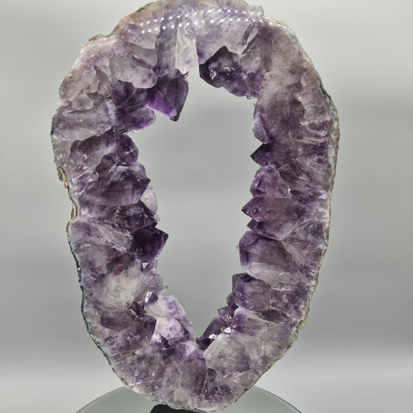 Super Unique Amethyst Portal - 17 x 9.5in, 10.29 lbs - Phantom Dark Crystal from Brazil Crystal Hoarder