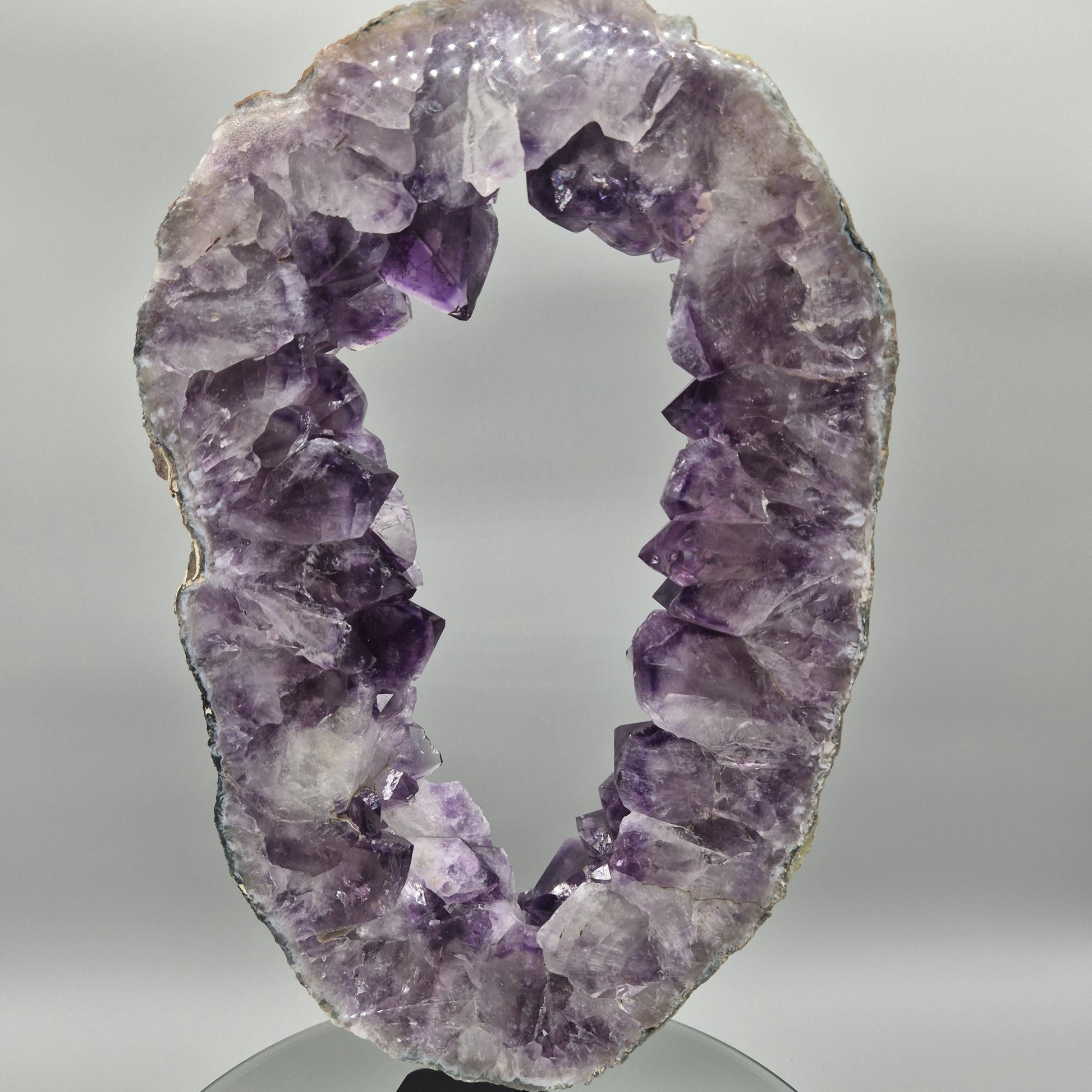 Super Unique Amethyst Portal - 17 x 9.5in, 10.29 lbs - Phantom Dark Crystal from Brazil Crystal Hoarder