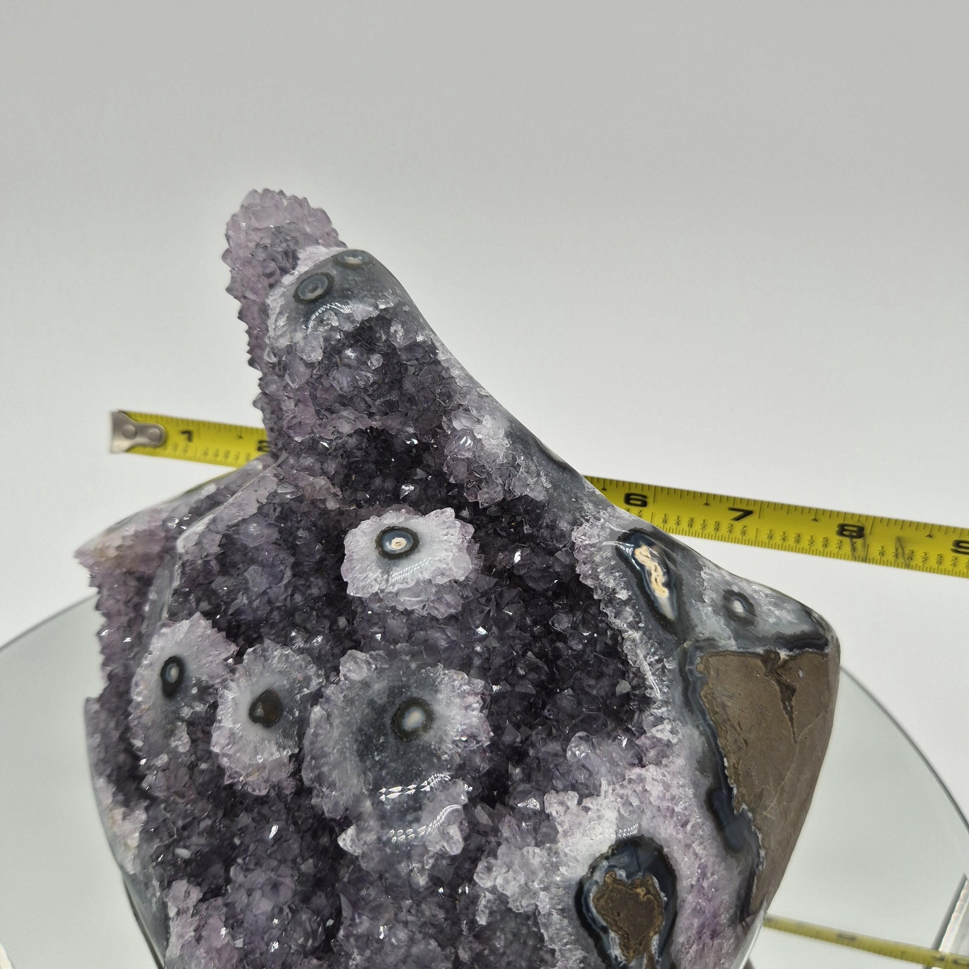 Super Rare AAA+ Amethyst Stalactite Eyes Mountain  Druzy Formation - Brazil - 5.7 lbs Crystal Hoarder